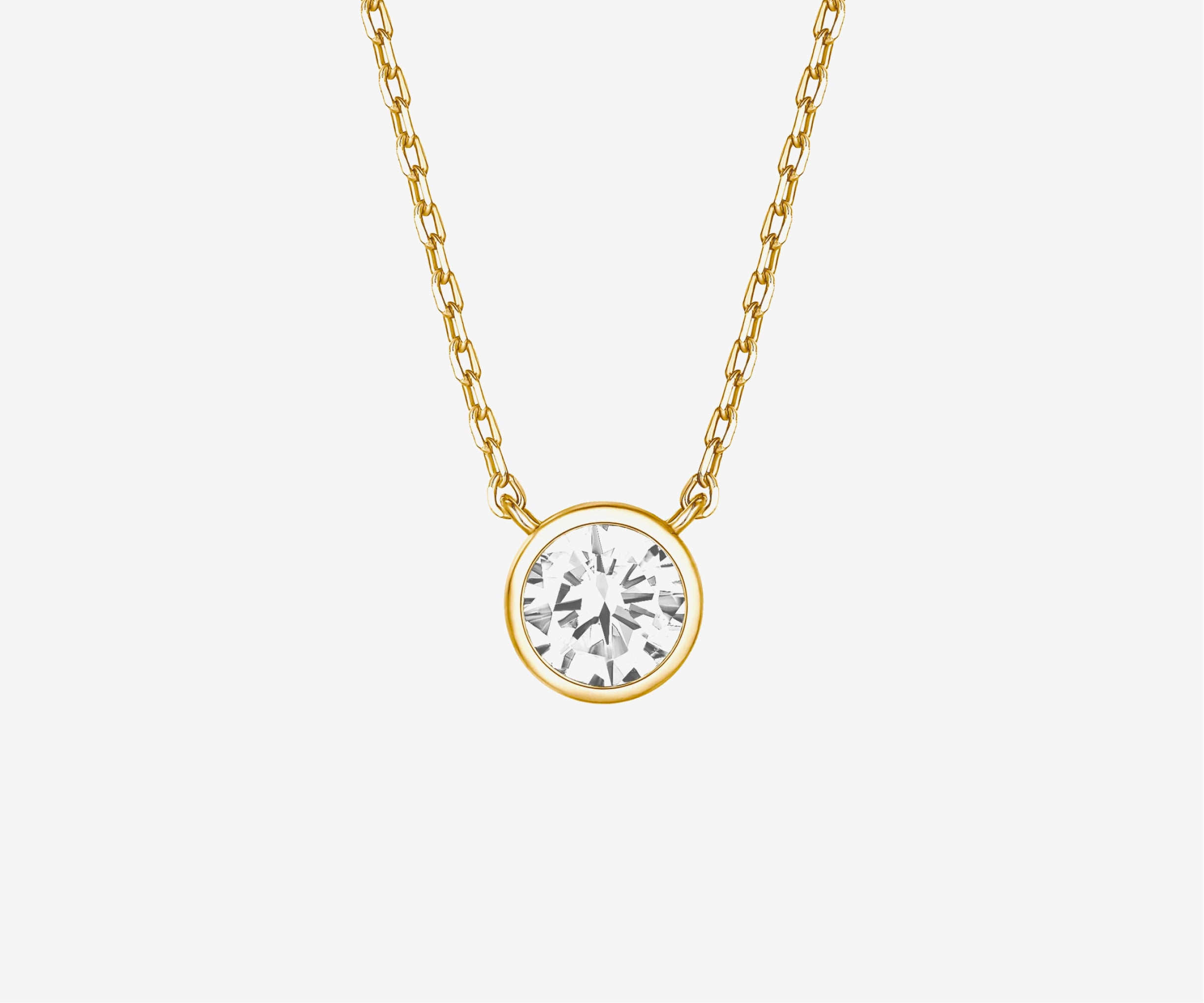 Bezel Pendant Necklace - The Essential