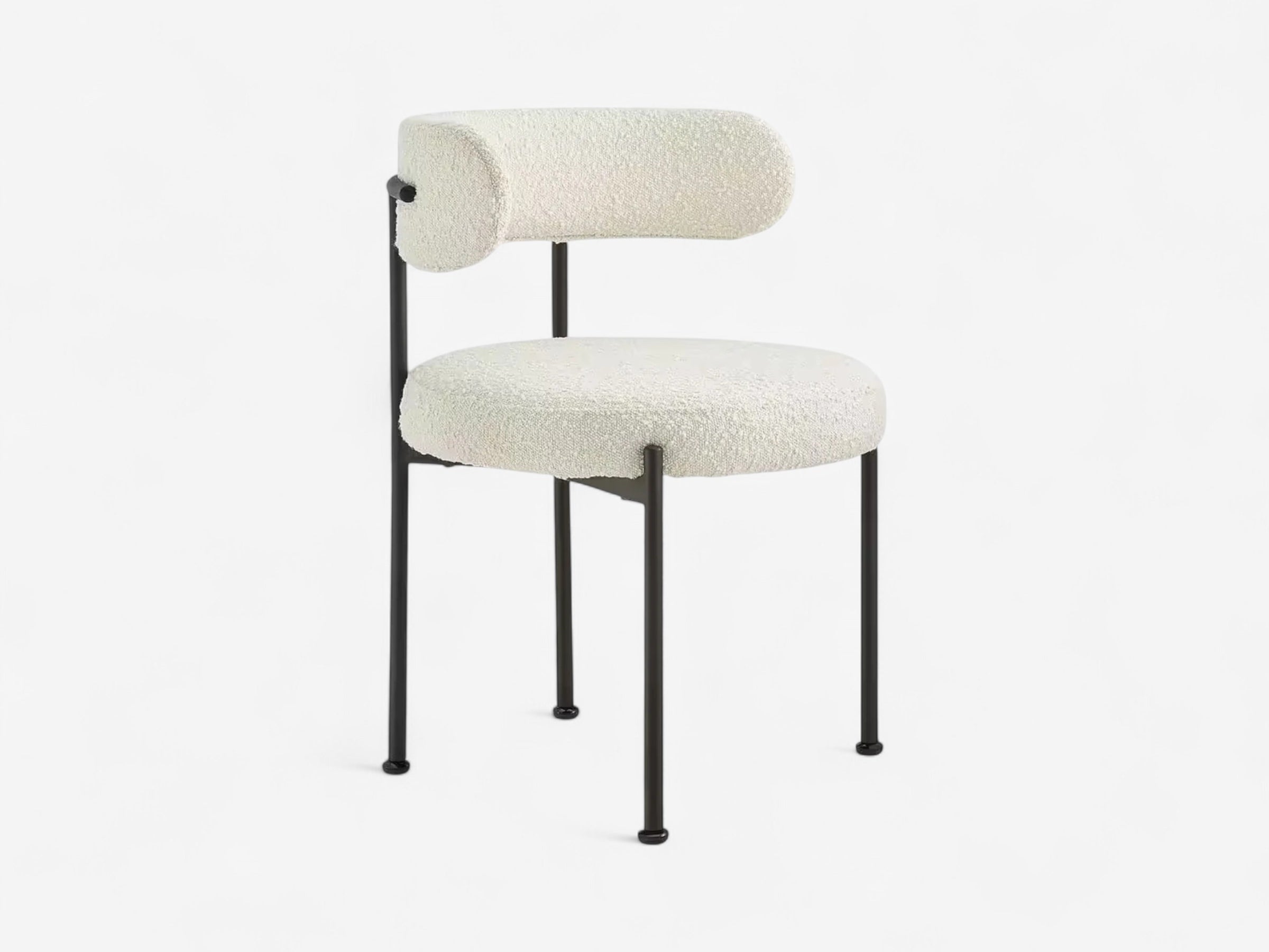 Boucle Dining Chair Set