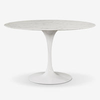 Marble Pedestal Dining Table - The Essential