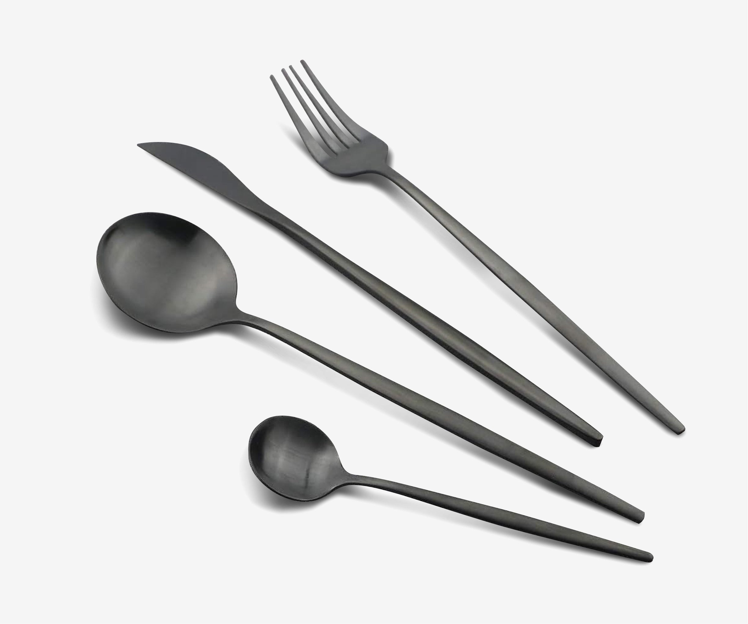 Mediterraneo 24 Piece Set 18/10 Stainless Steel Made in Italy 18/10  Stainless Steel