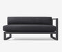 Aluminum Patio One-Arm Sofa - The Essential