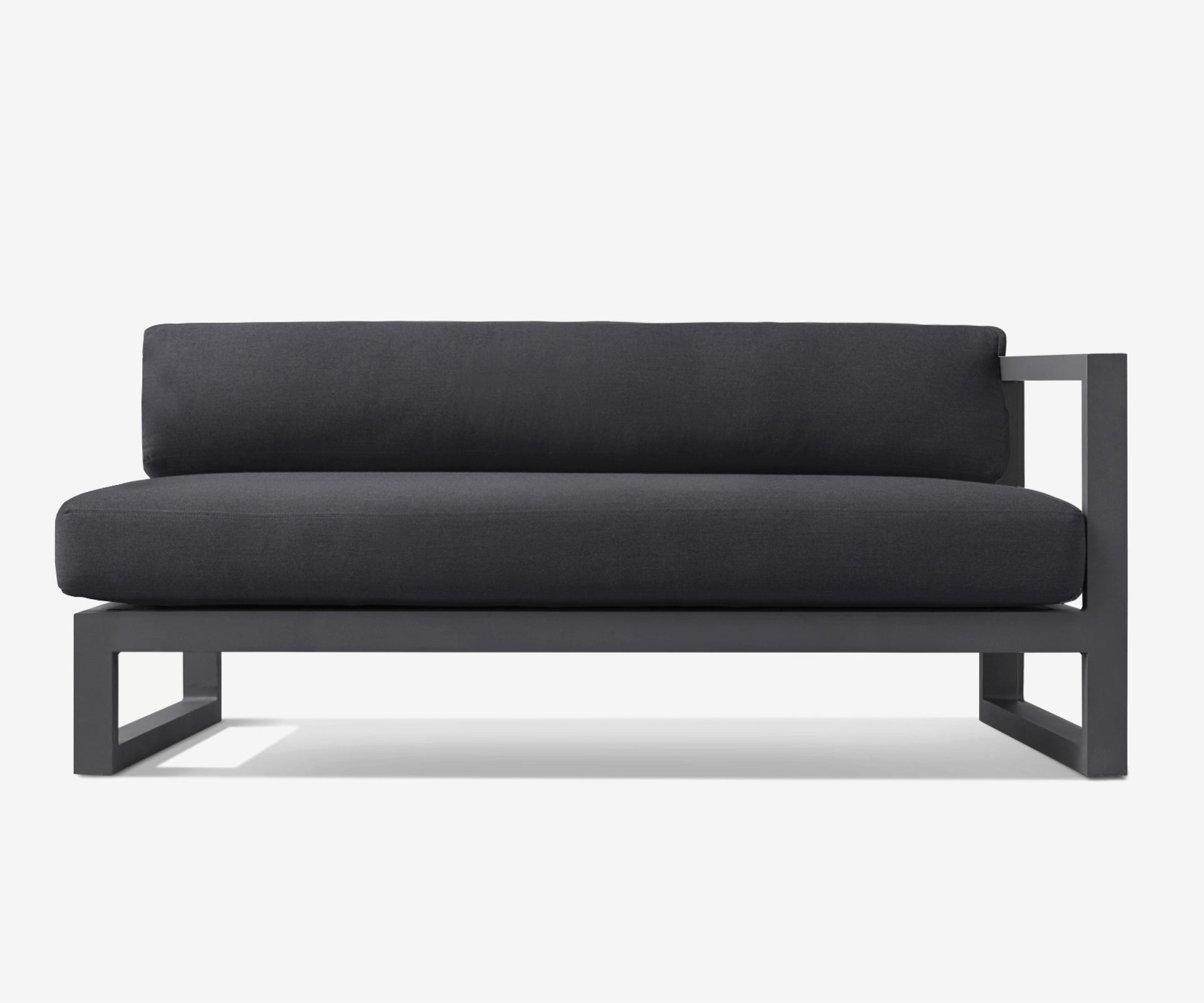 Aluminum Patio One-Arm Sofa - The Essential
