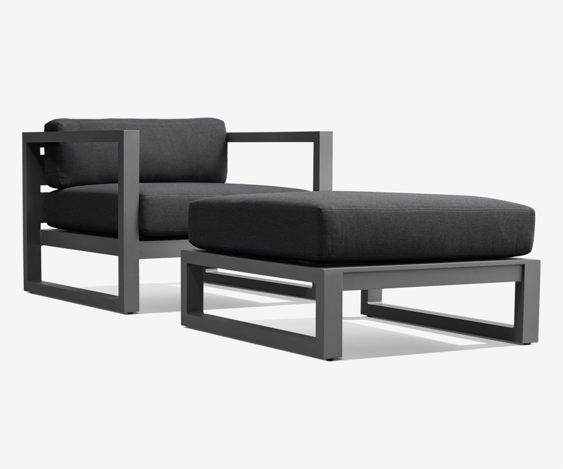 Aluminum Patio Ottoman - The Essential