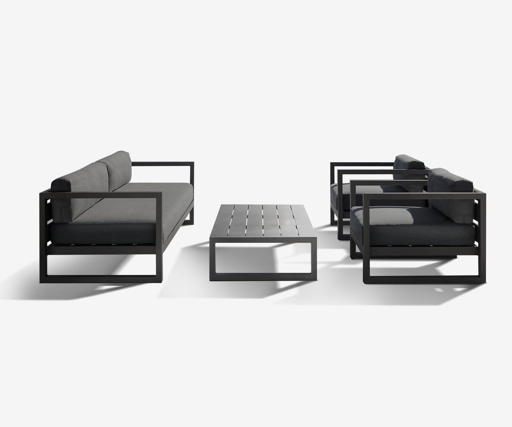 Aluminum Patio 3-Seat Sofa - The Essential