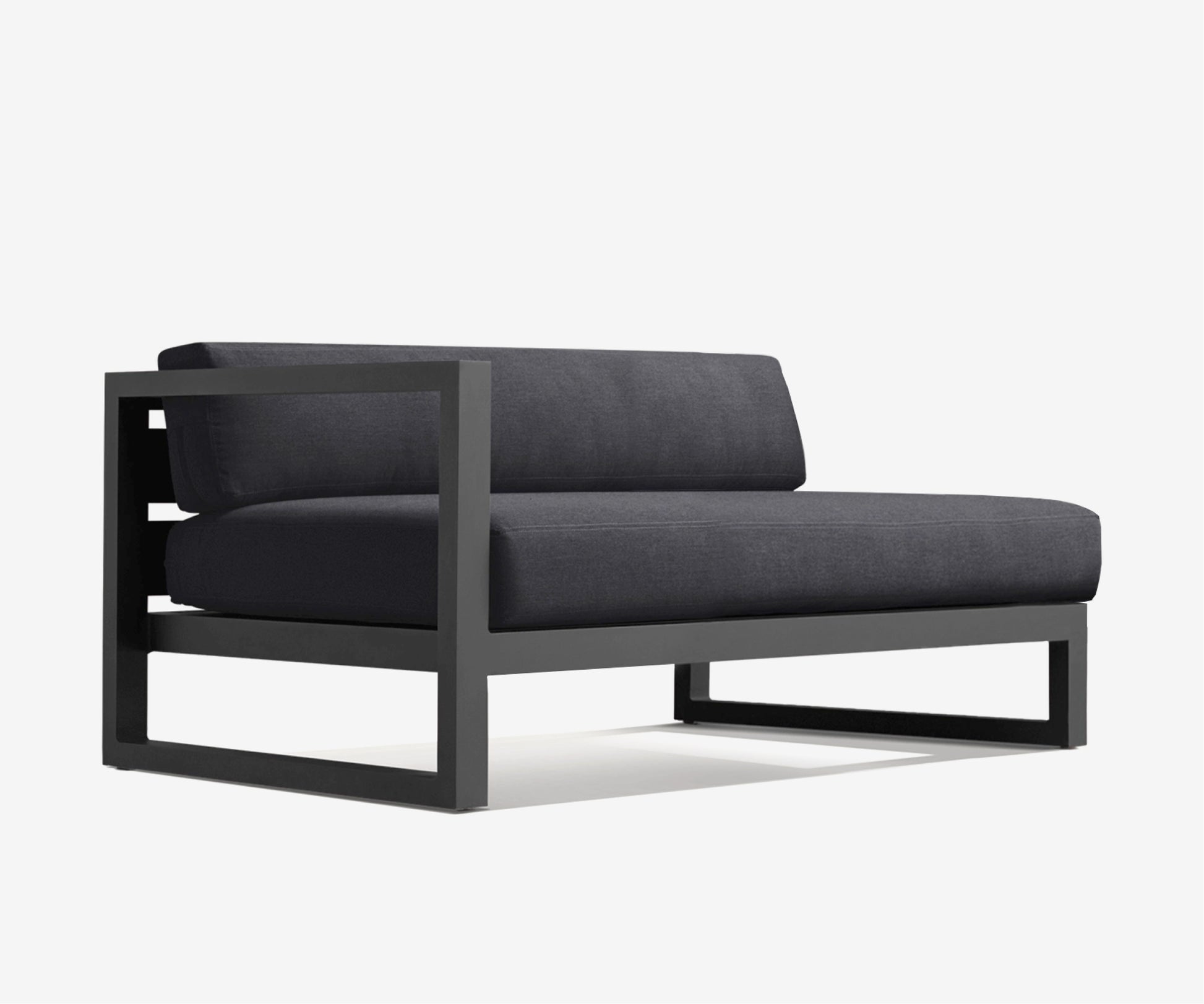 Aluminum Patio One-Arm Sofa - The Essential
