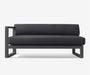 Aluminum Patio One-Arm Sofa - The Essential