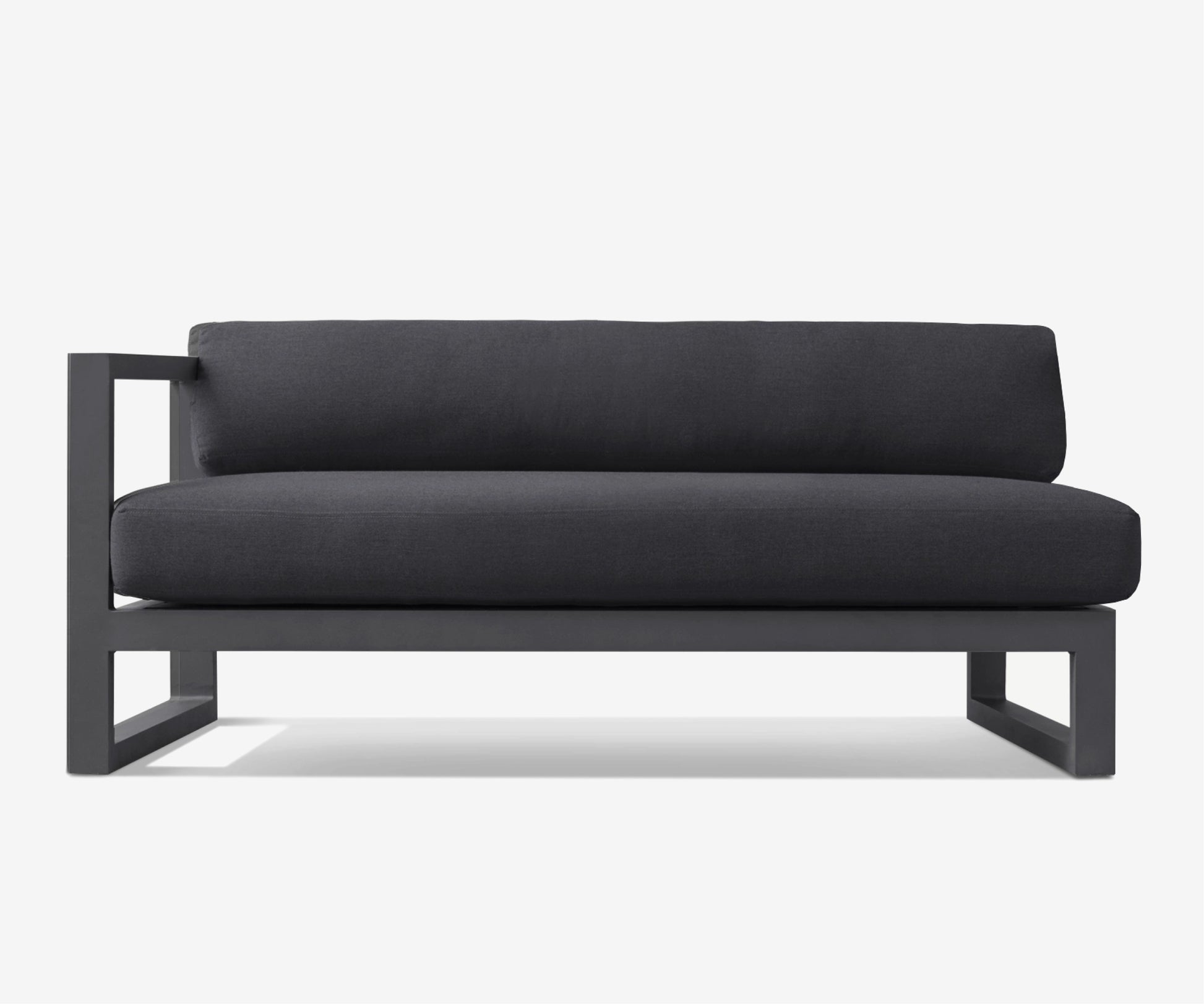 Aluminum Patio One-Arm Sofa - The Essential