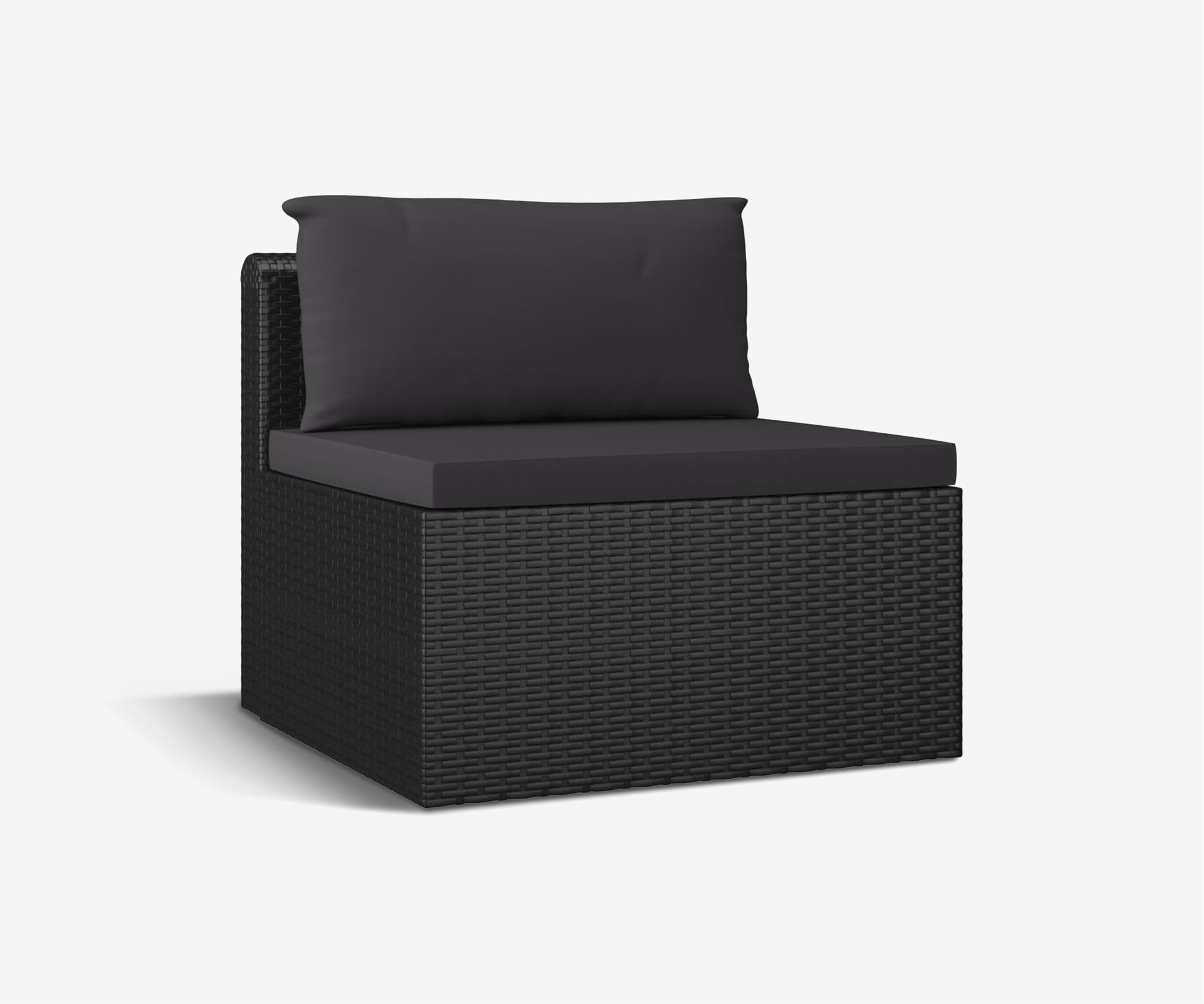 Black Rattan Patio Lounge Set - The Essential