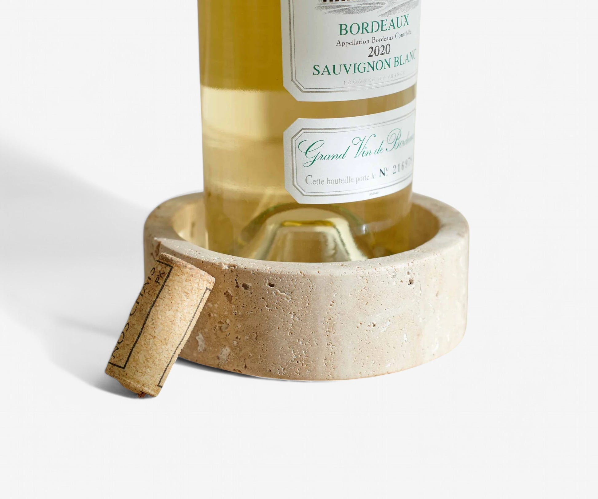 Marble Wine Bottle Coaster - The Essential