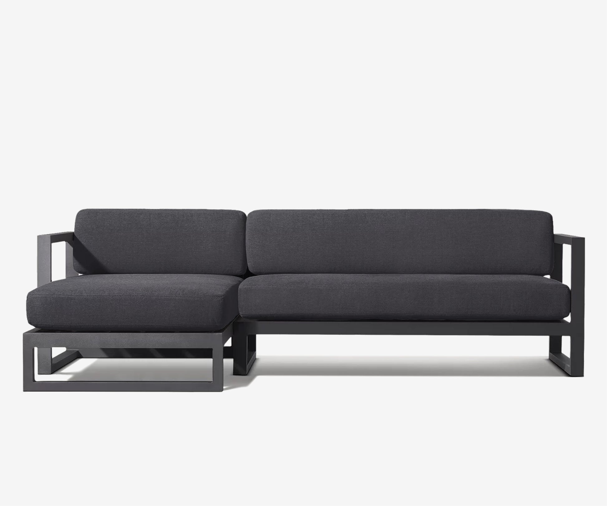 Aluminum Patio One-Arm Sofa - The Essential