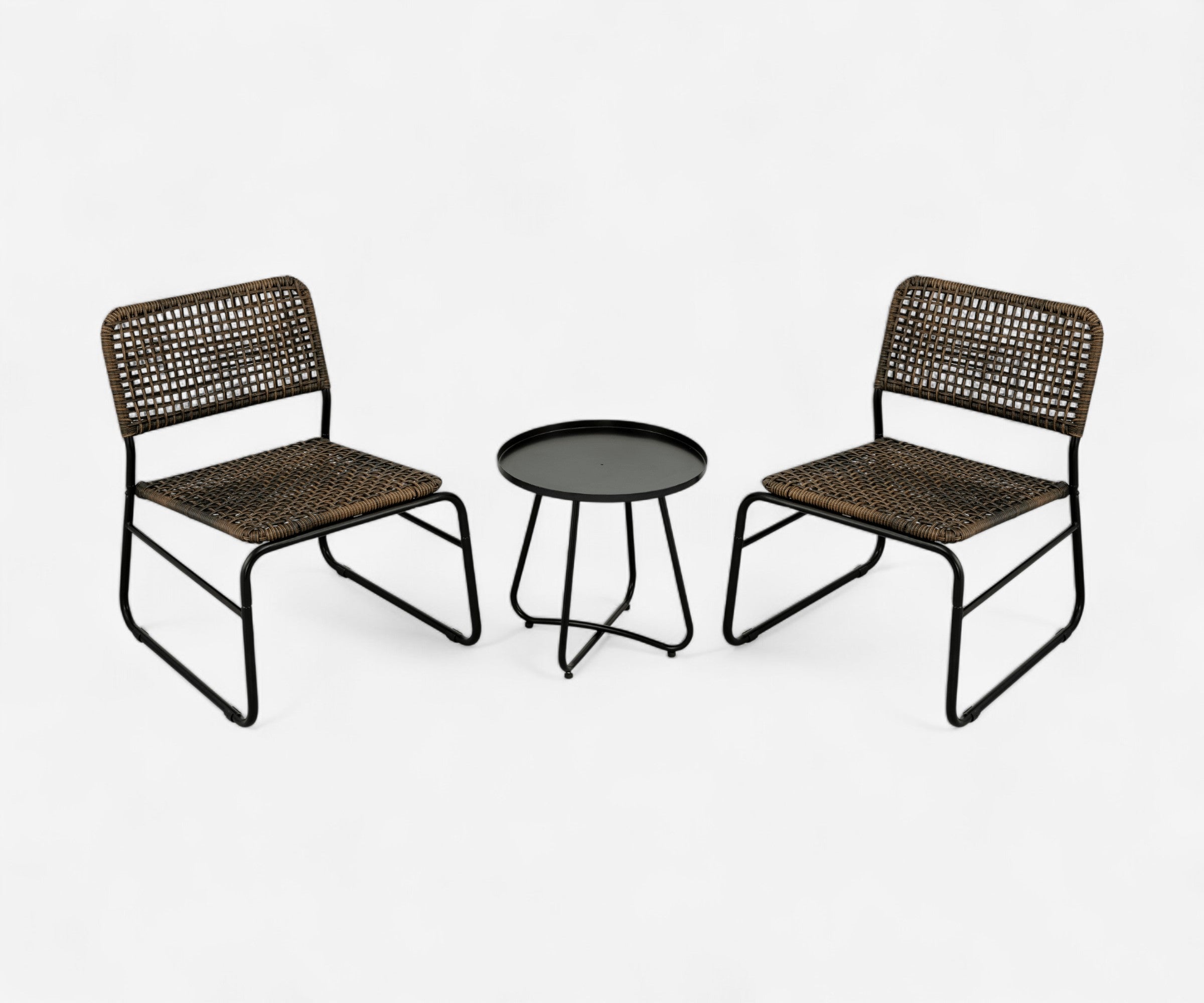 Low-Back Rattan Patio Set - The Essential