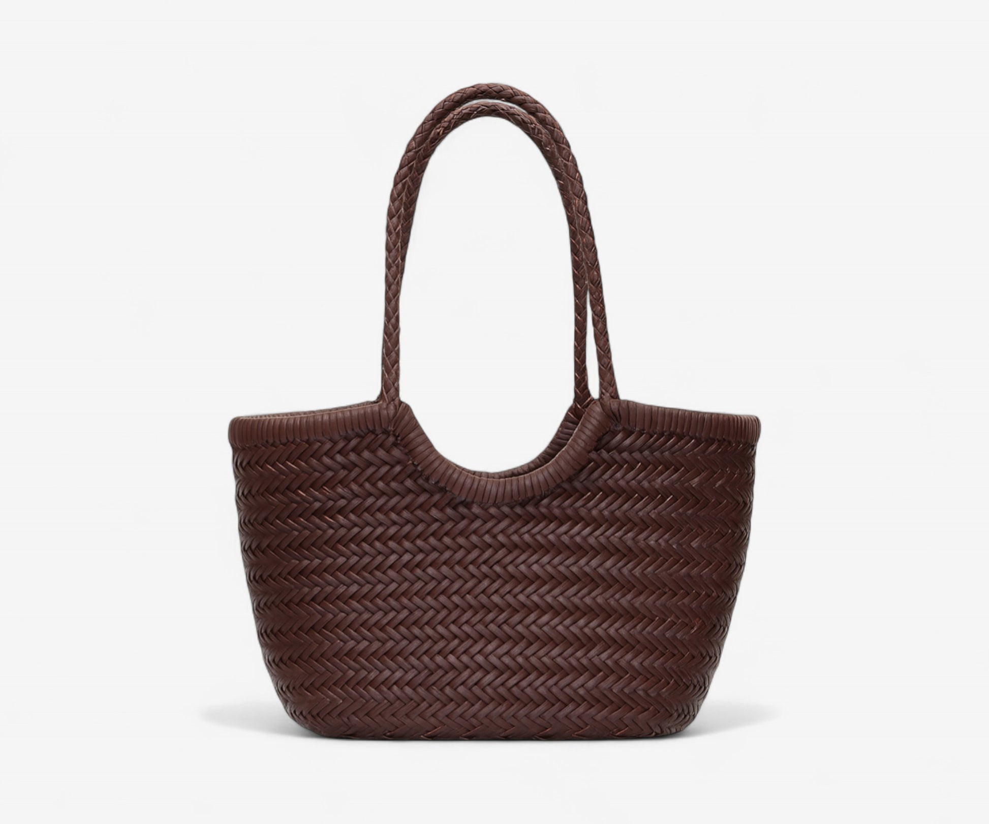 Handwoven Leather Tote - The Essential