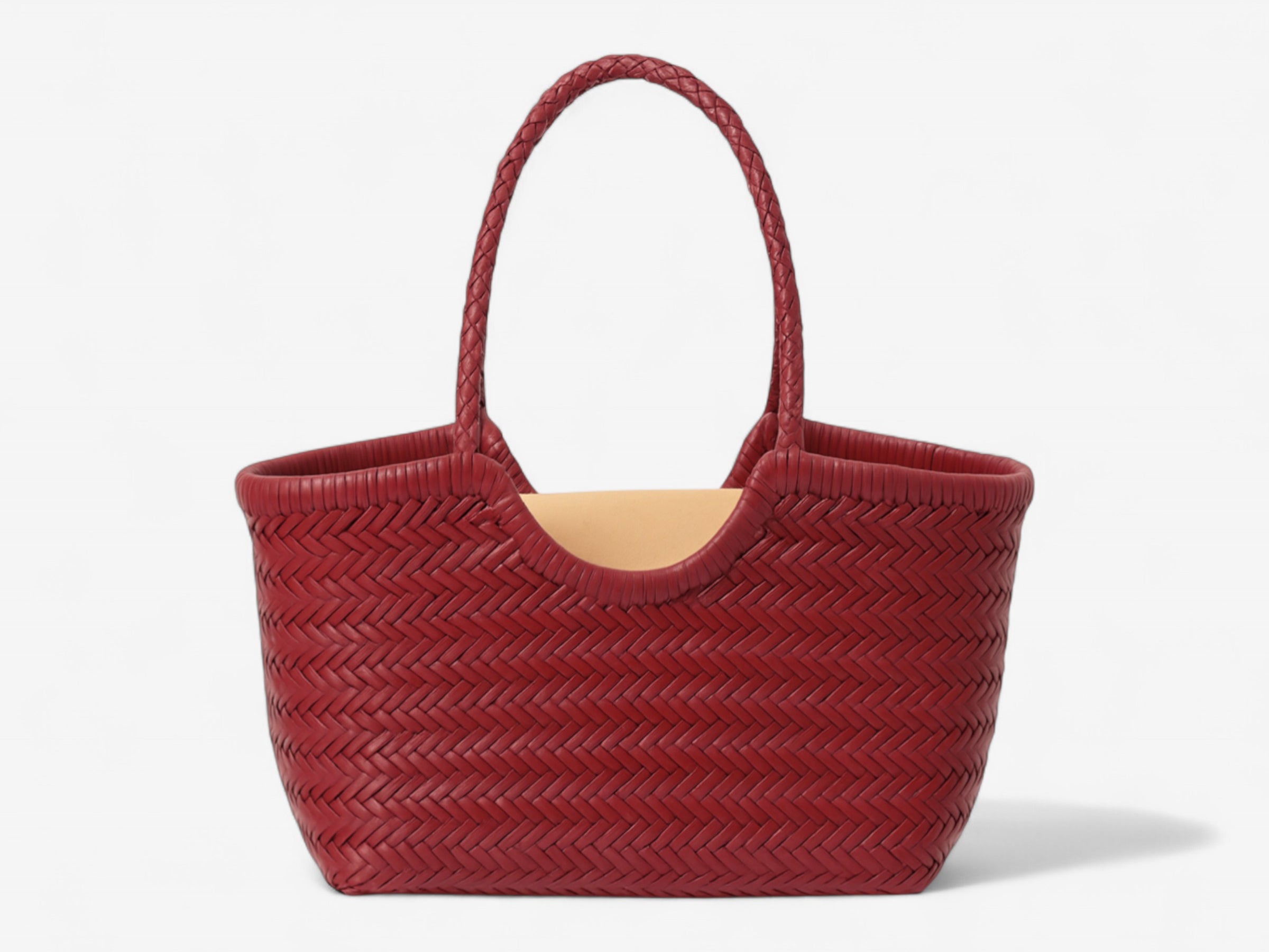 Handwoven Leather Tote - The Essential