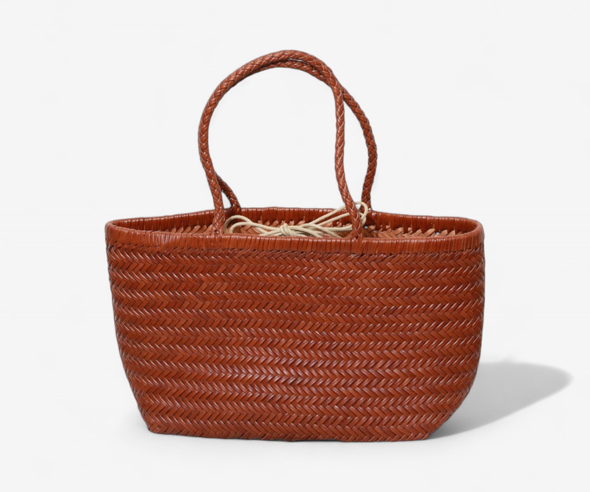 Handwoven Leather Tote - The Essential