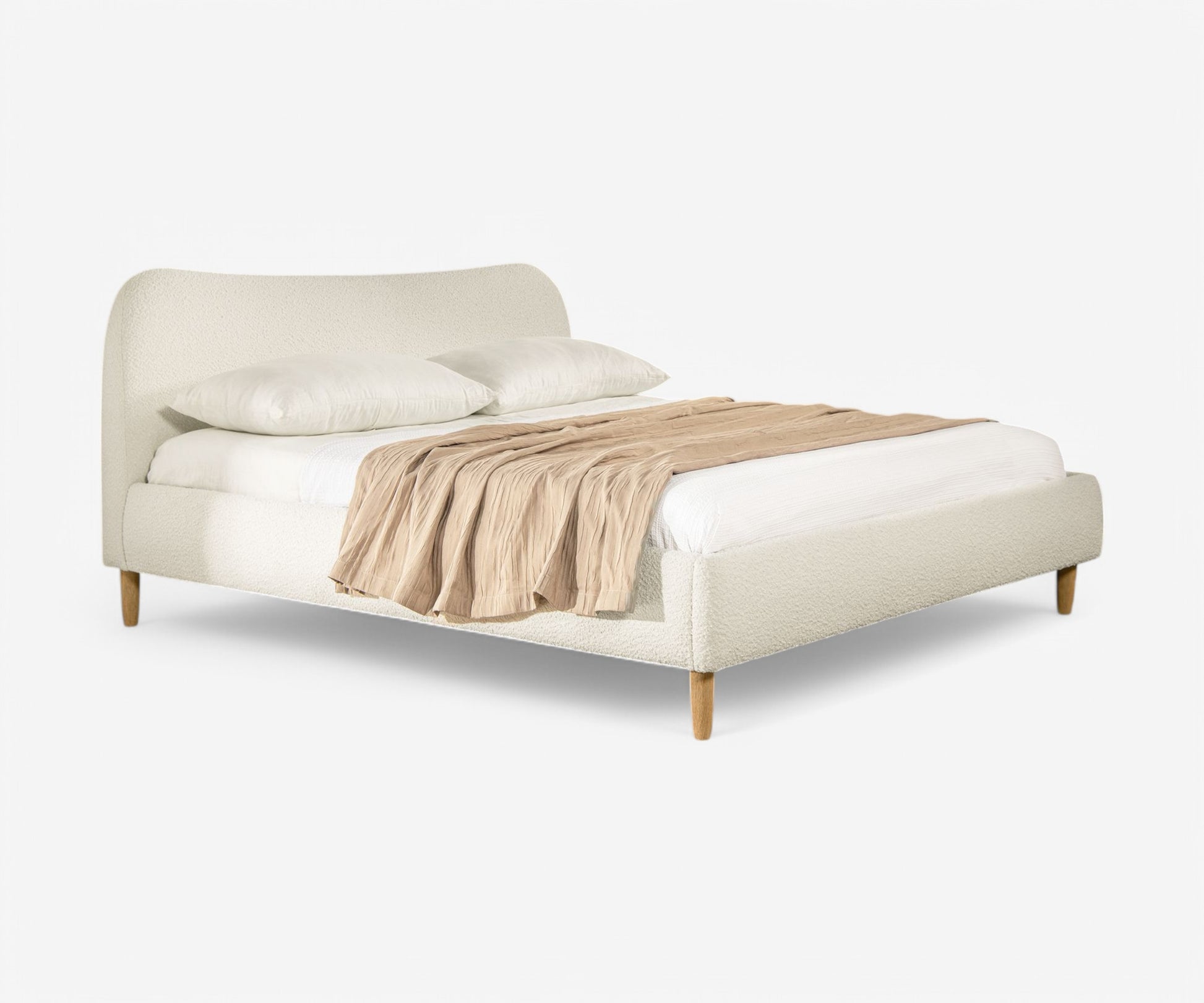 Arc Upholstered Bed Frame - The Essential