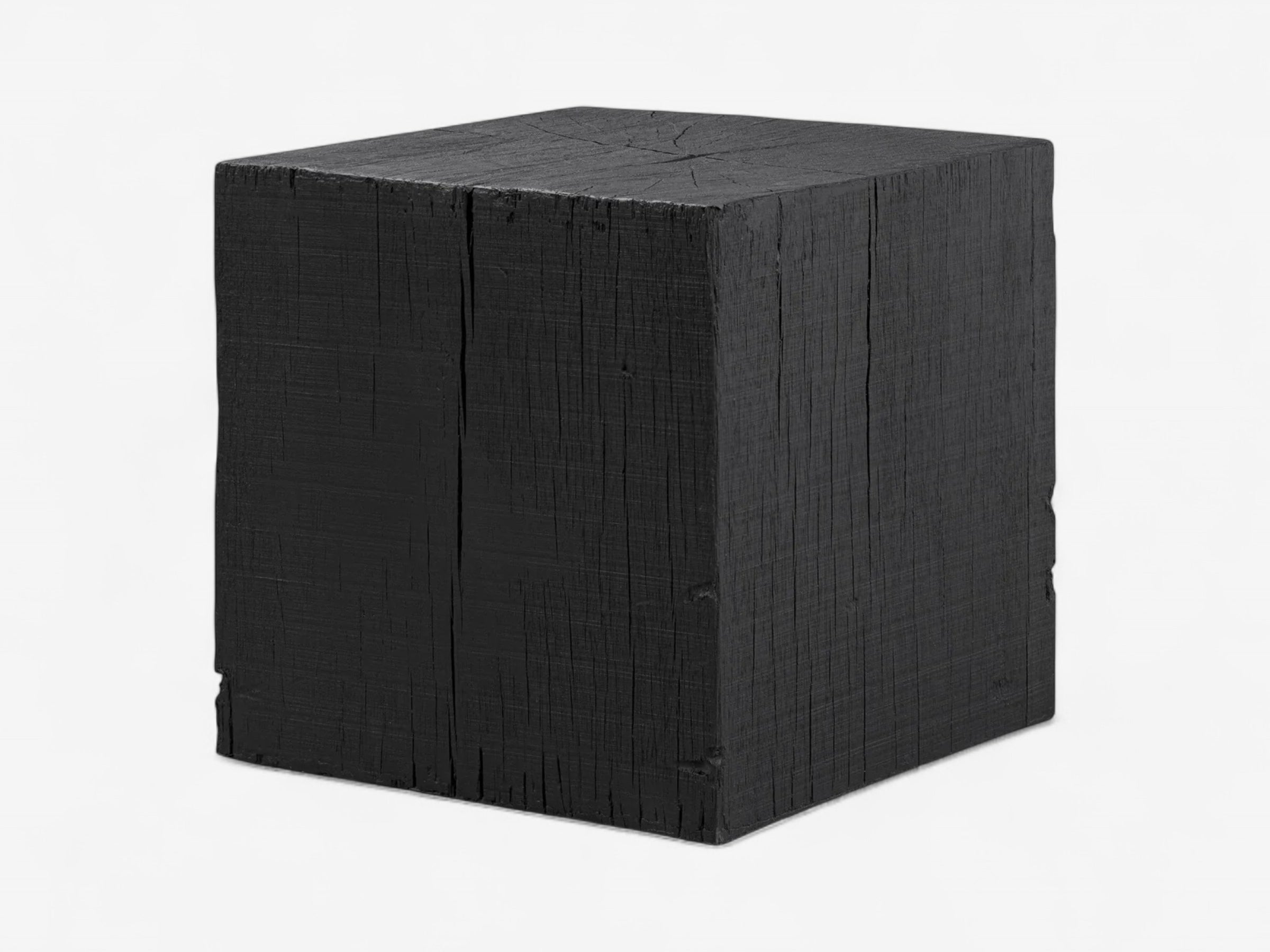 Shou Sugi Charred Wood Block Table - The Essential
