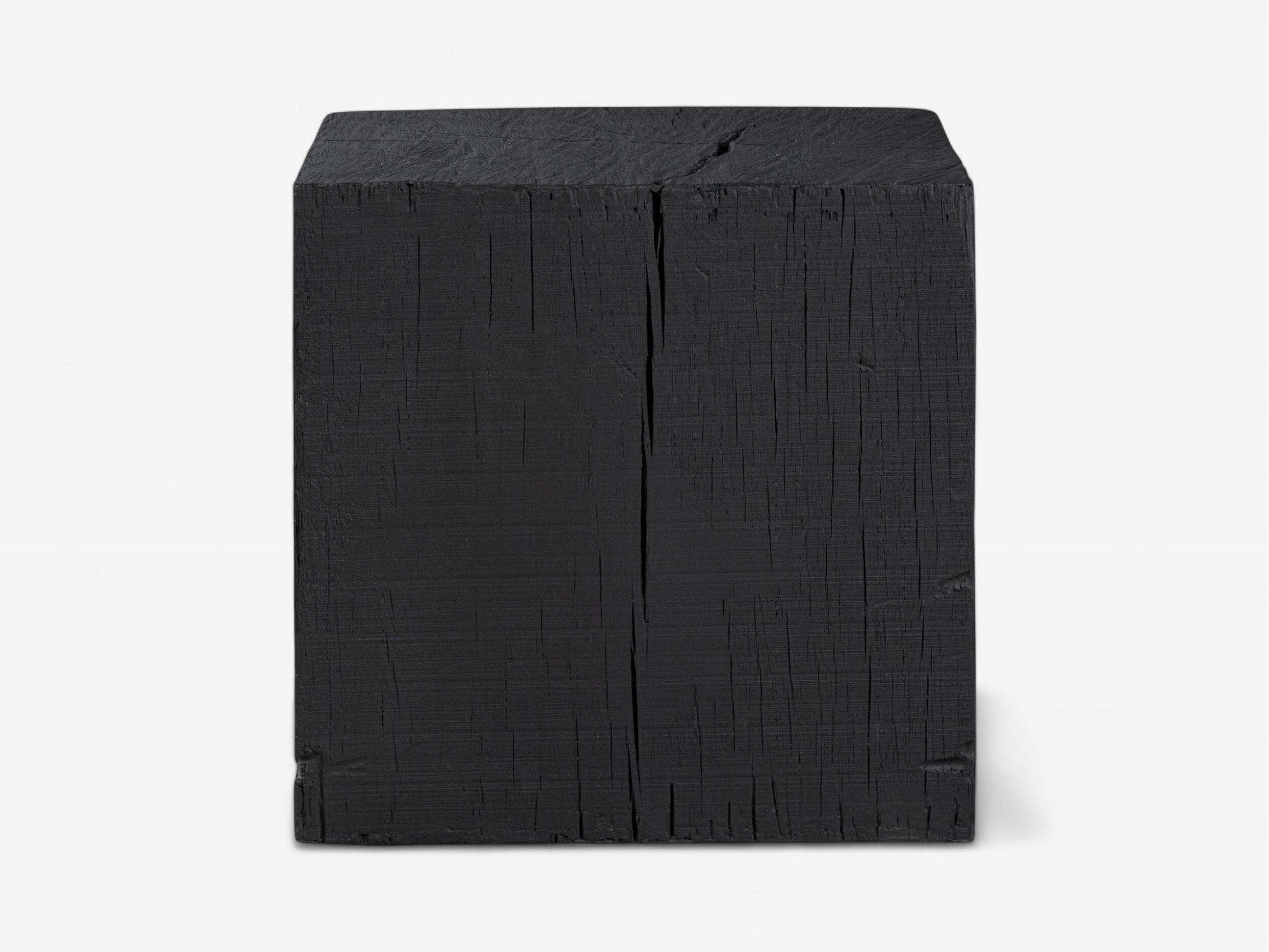 Shou Sugi Charred Wood Block Table - The Essential