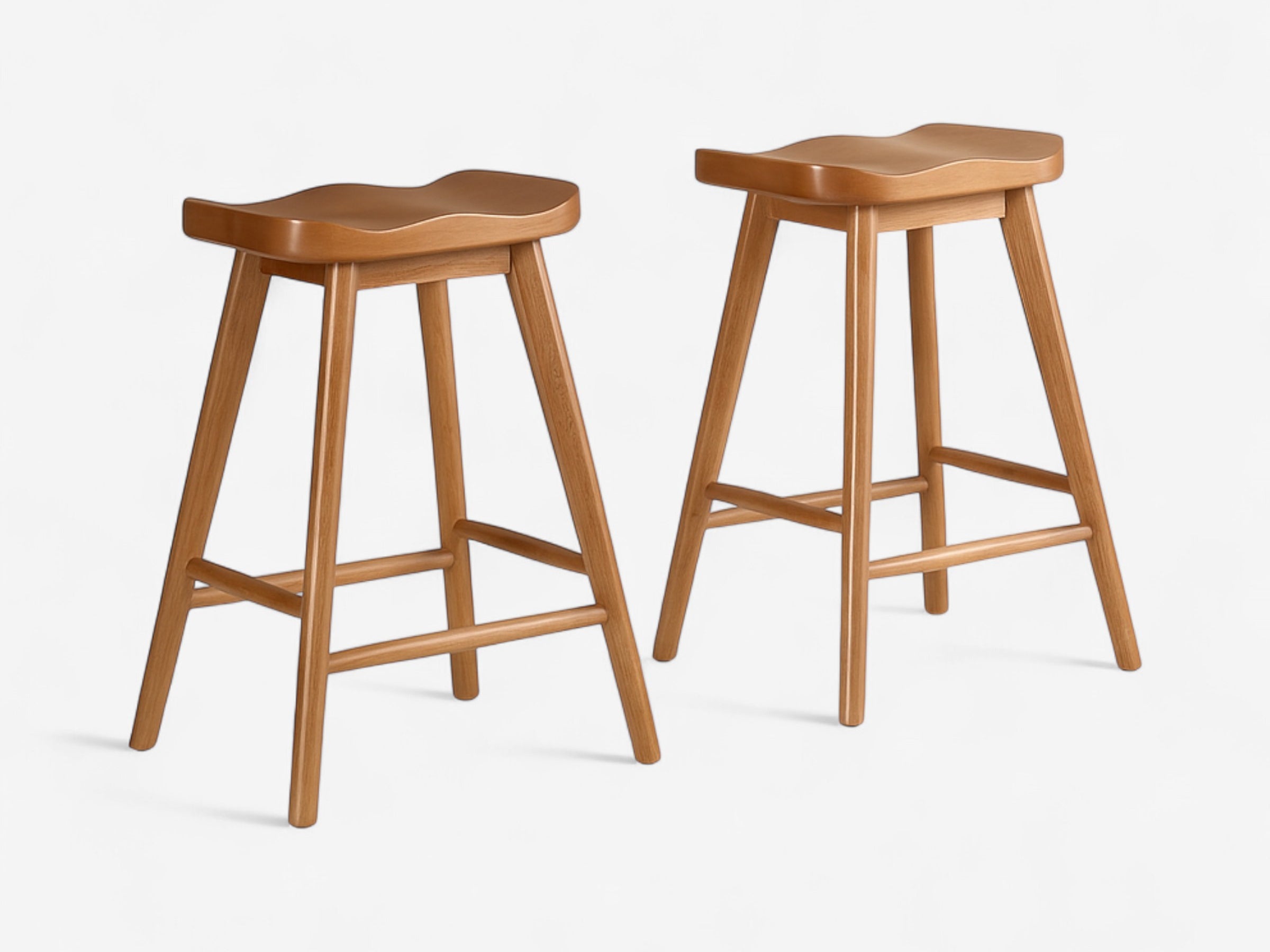 Solid Wood Counter Stool Set