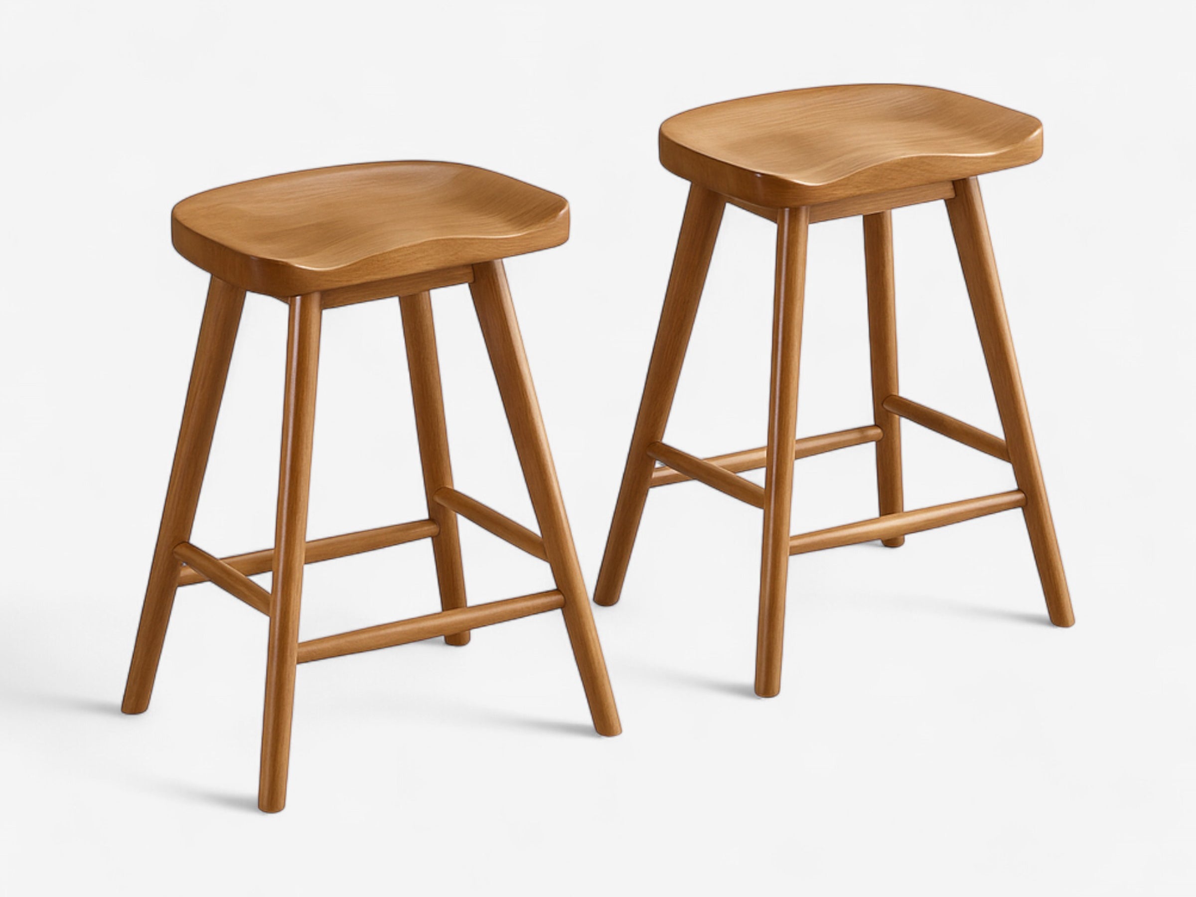 Solid Wood Counter Stool Set