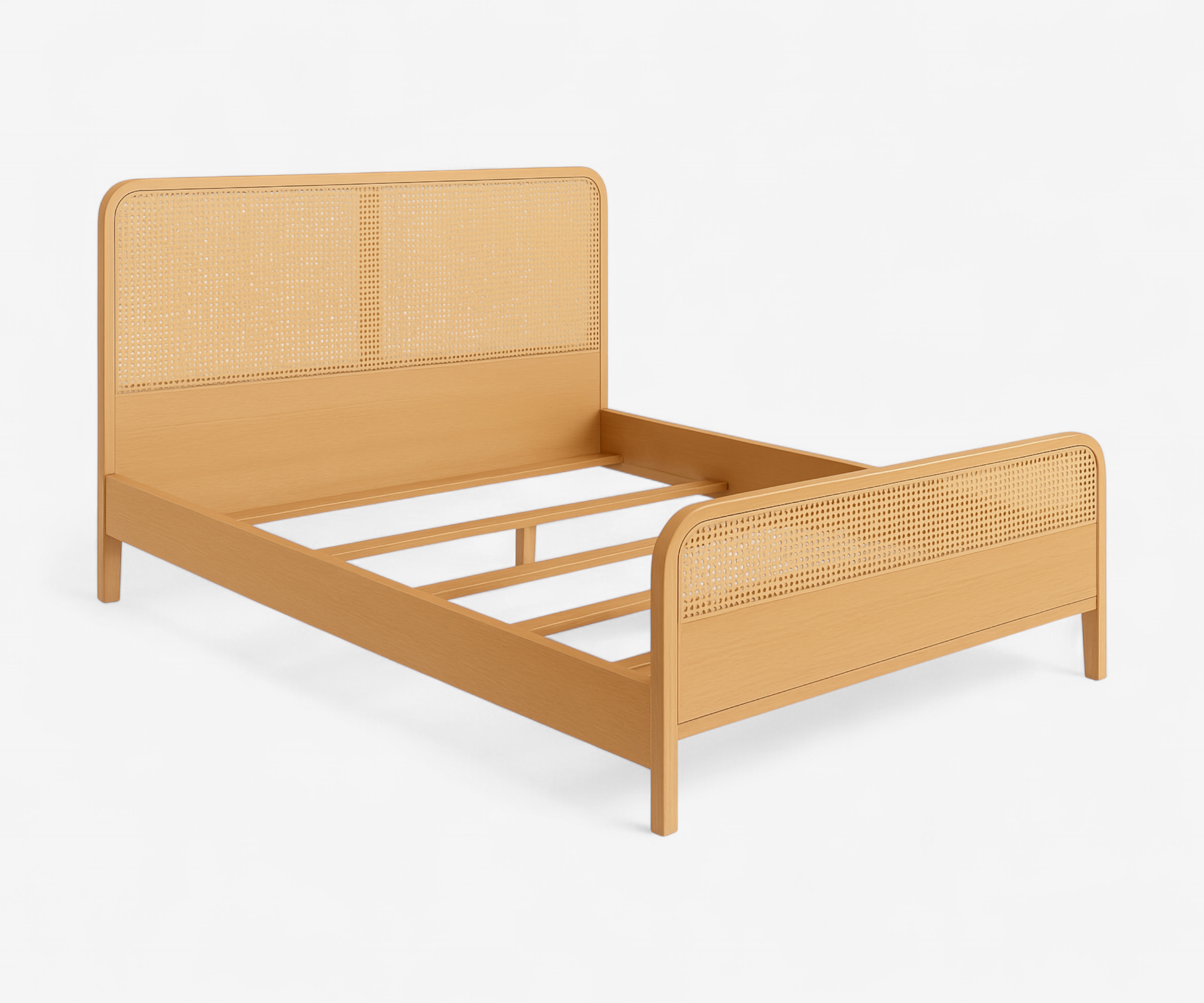 Rattan Woven Bed Frame - The Essential