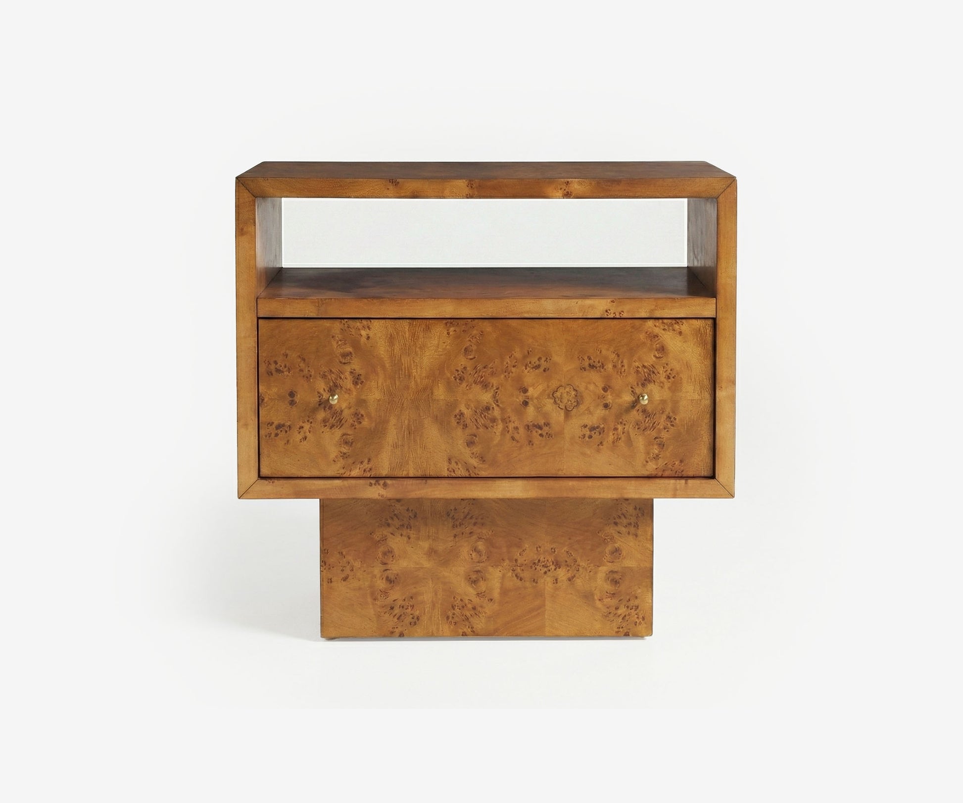 Burl Block Nightstand - The Essential 