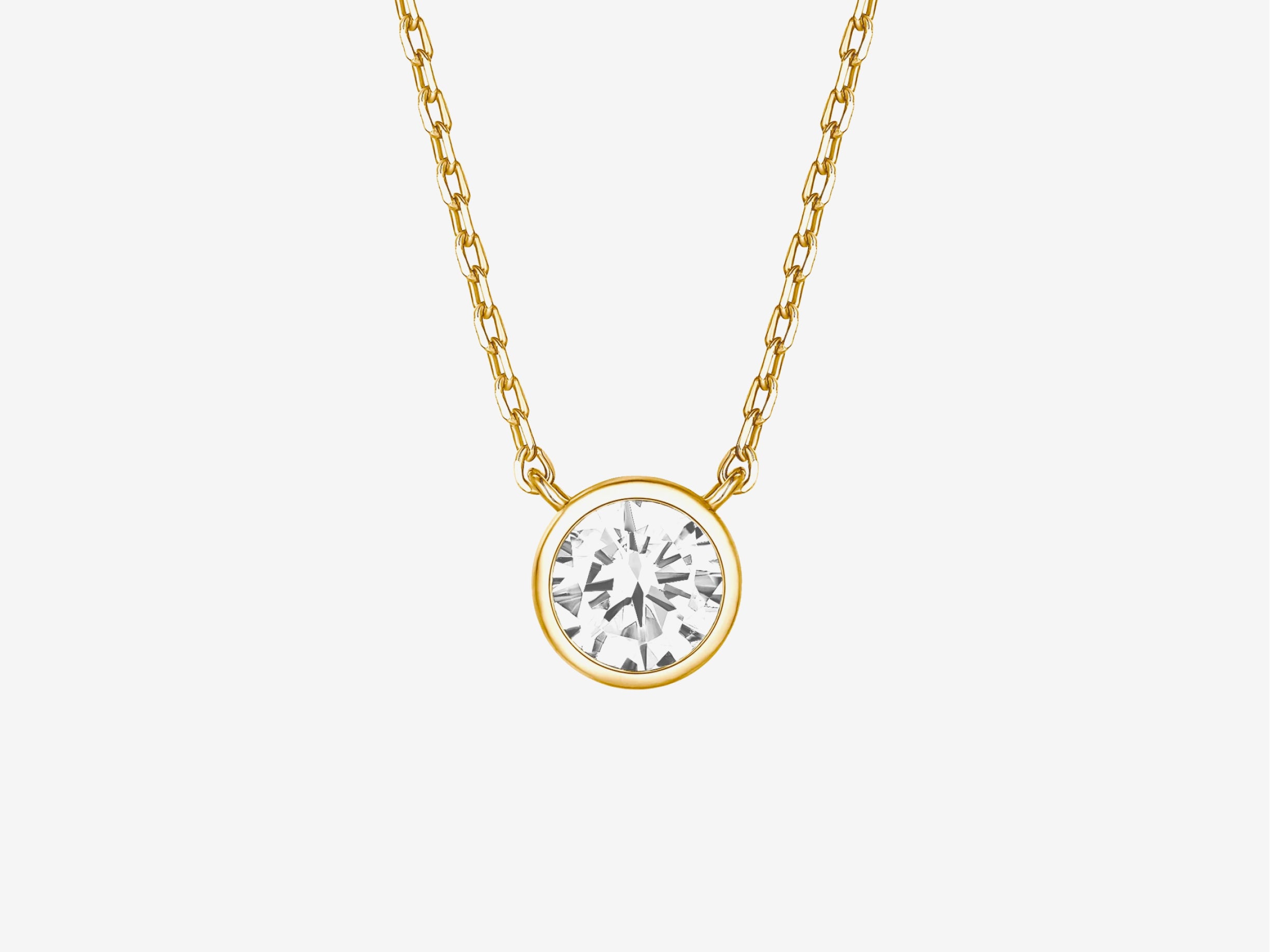Bezel Pendant Necklace - The Essential 