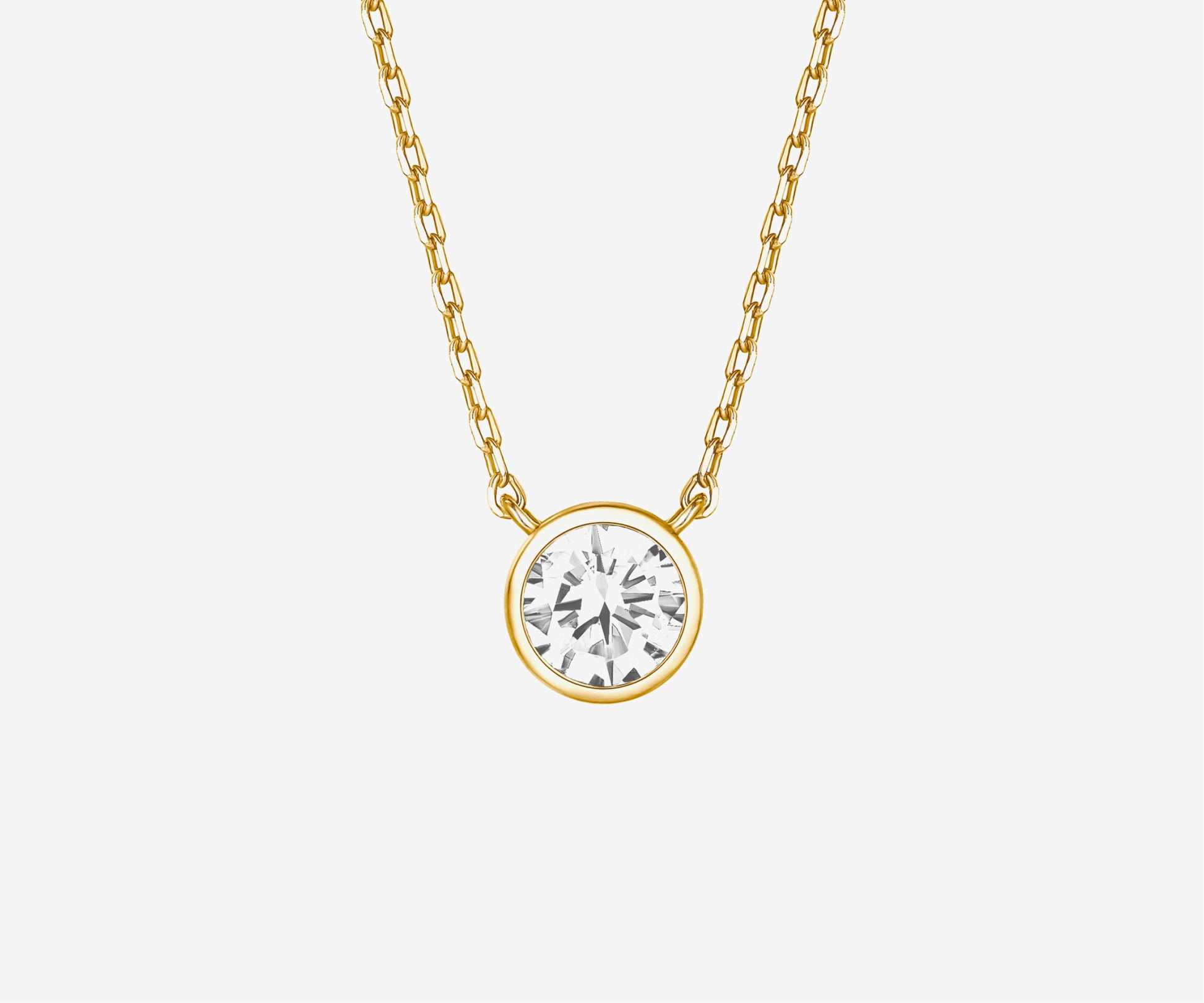 Bezel Pendant Necklace - The Essential 
