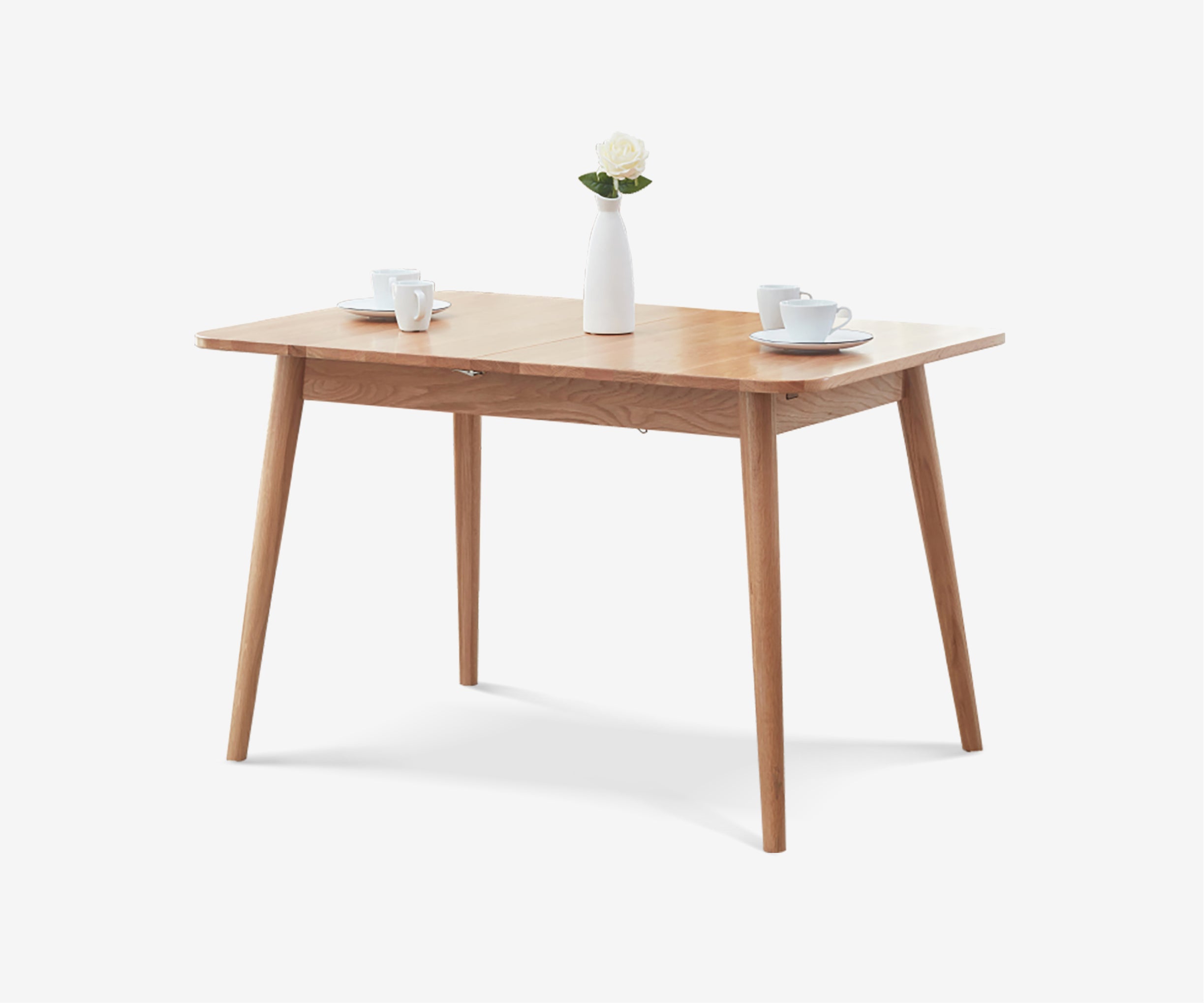Expandable Oak Dining Table - The Essential 