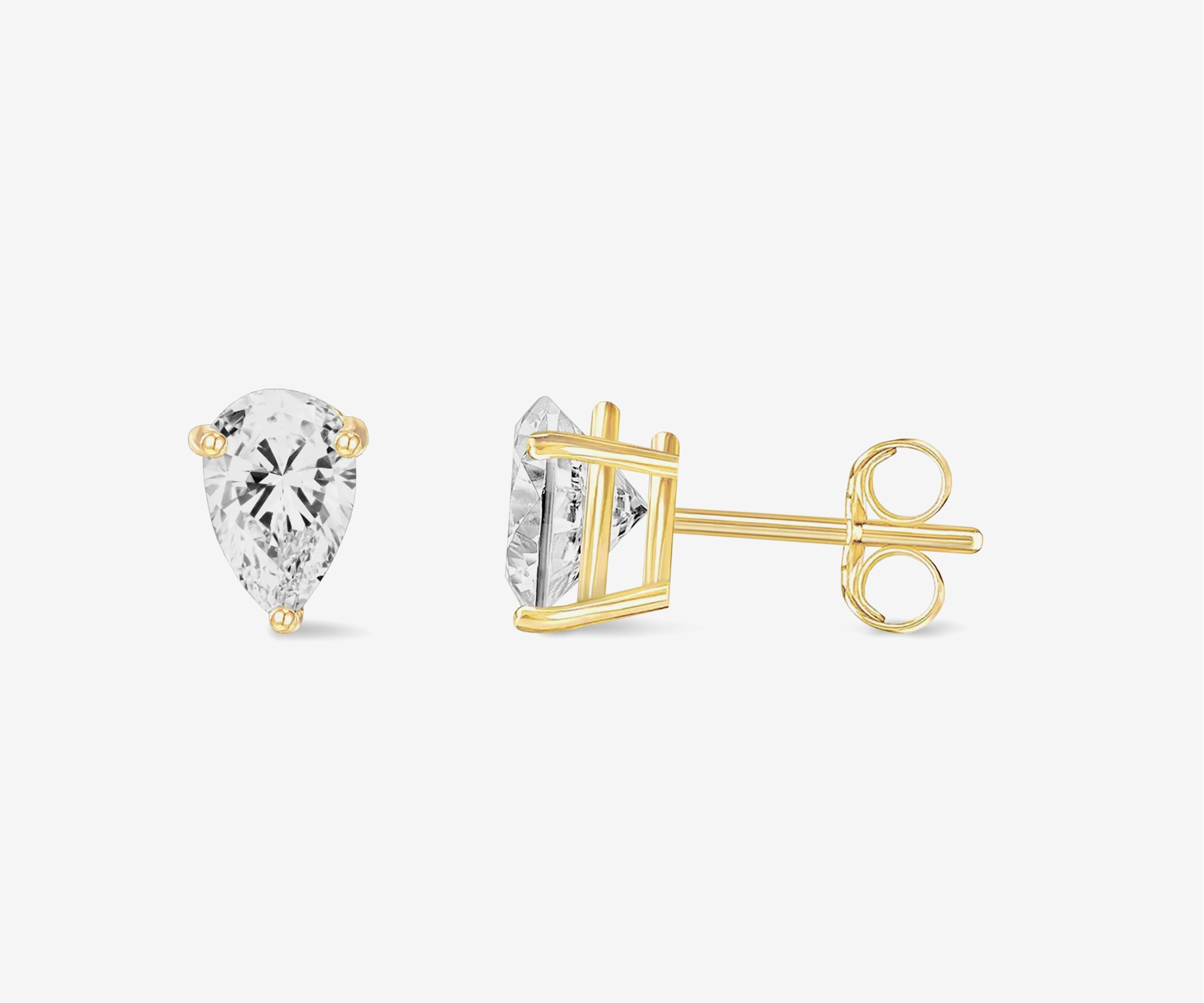Pear Cut Stud Earrings - The Essential 