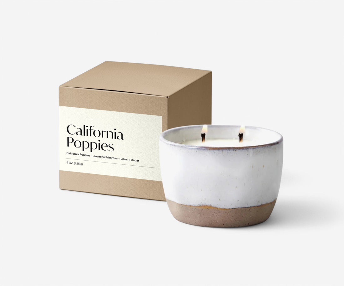 California Poppies Soy Candle