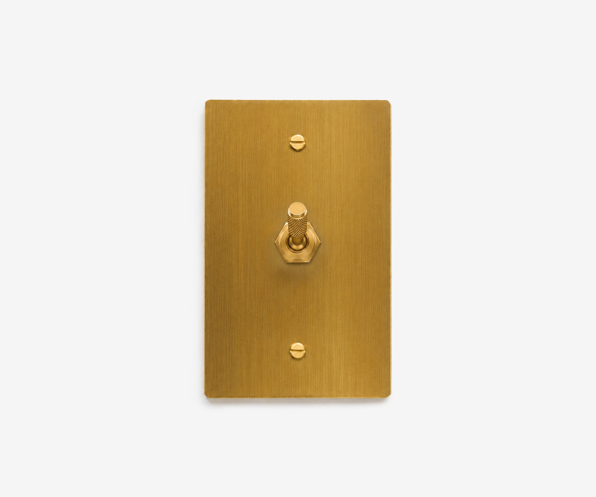 Solid Brass Switch Plate - 1 Gang