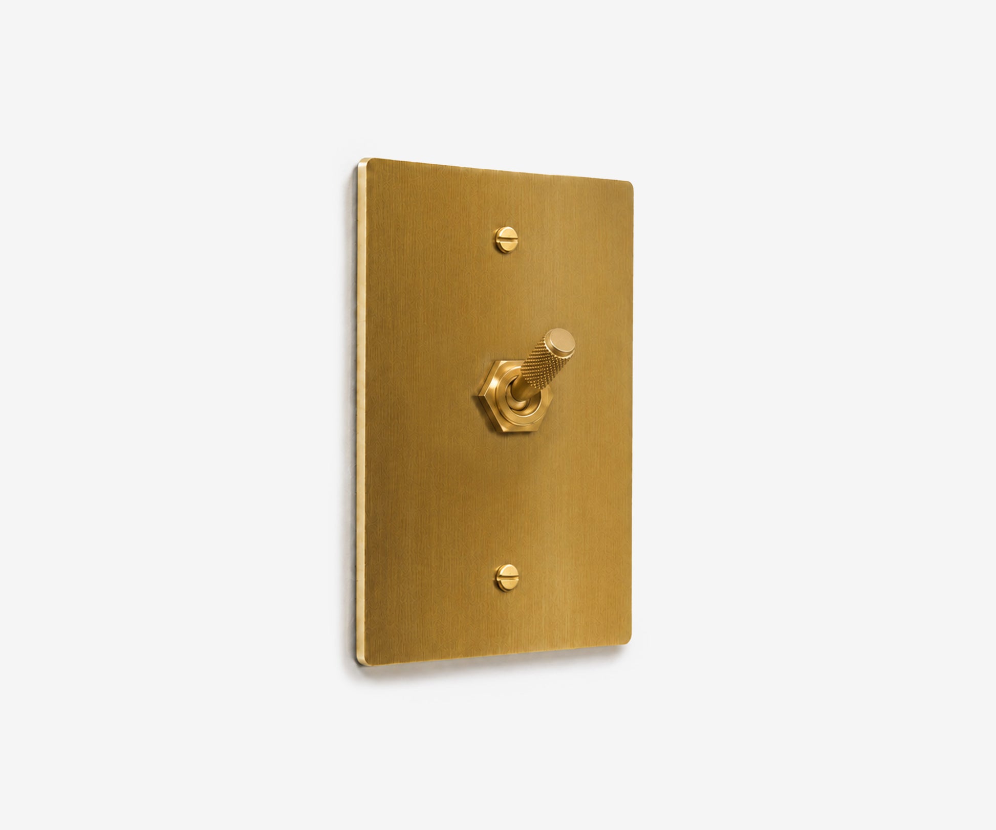 Solid Brass Switch Plate - 1 Gang