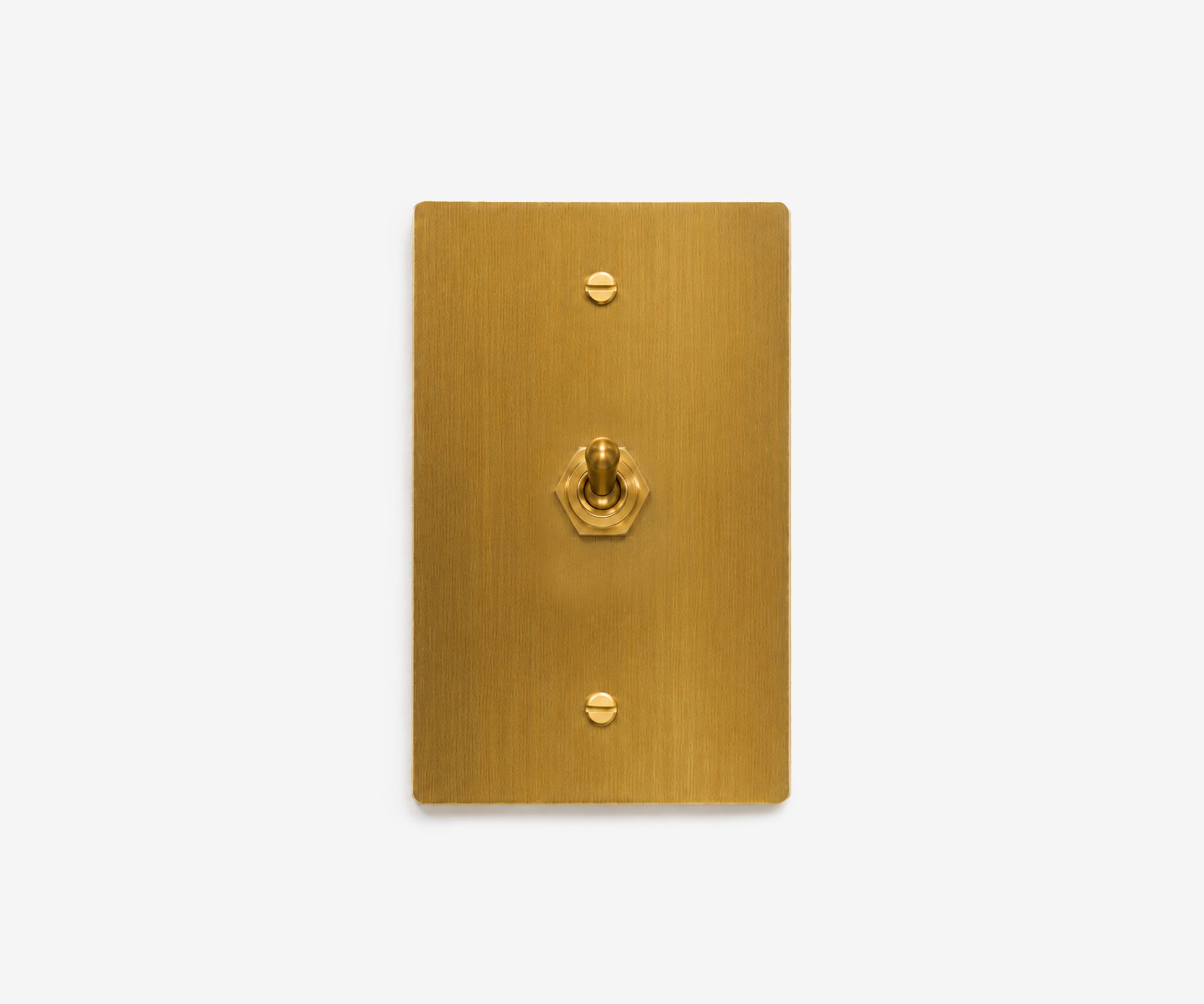 Solid Brass Switch Plate - 1 Gang