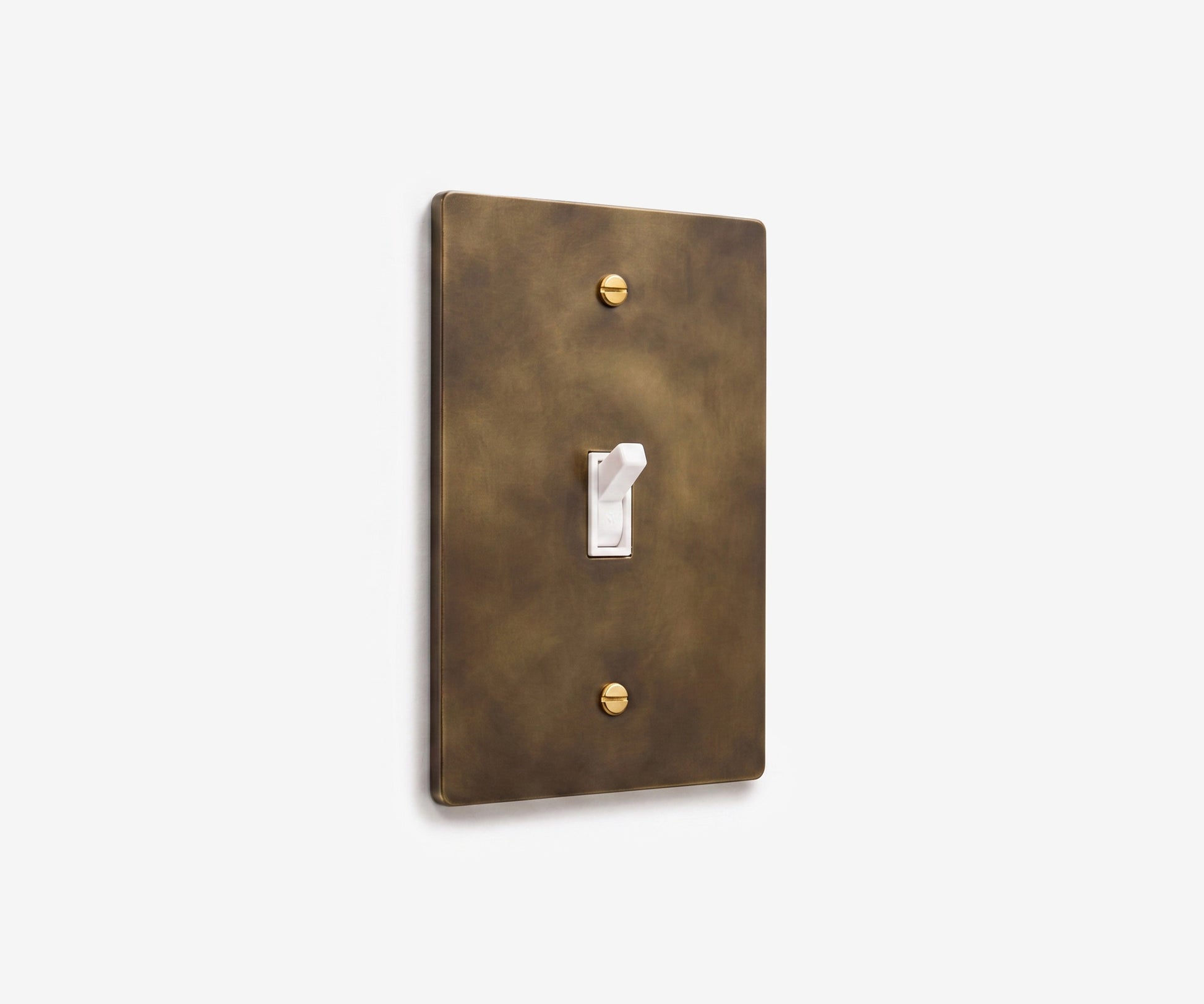 Solid Brass Switch Plate - 1 Gang
