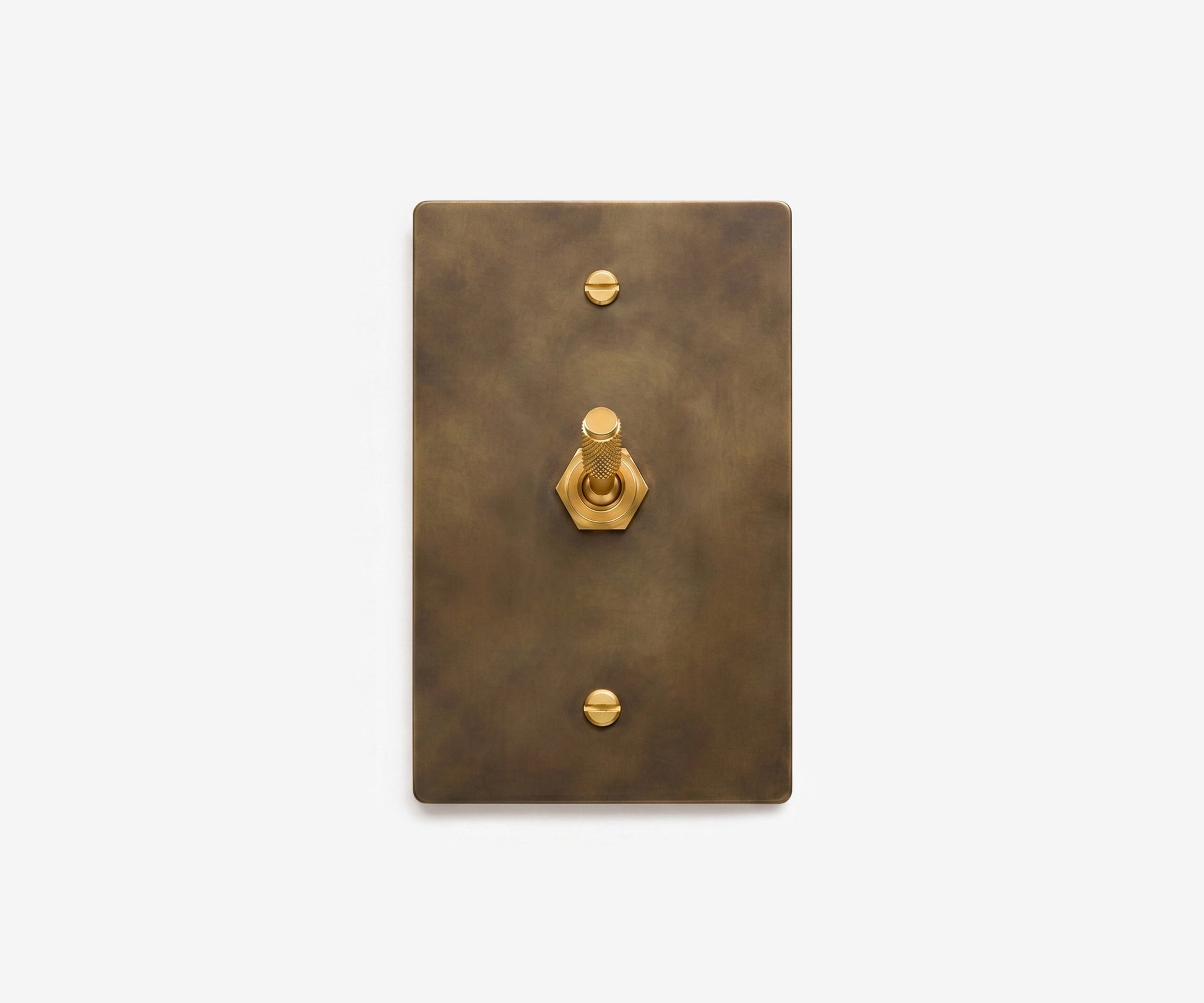Solid Brass Switch Plate - 1 Gang