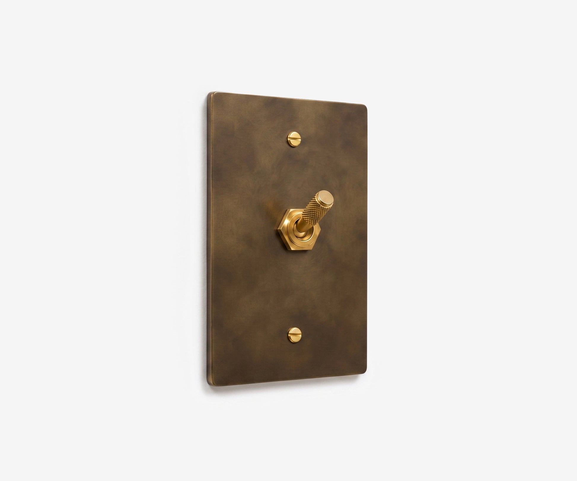 Solid Brass Switch Plate - 1 Gang