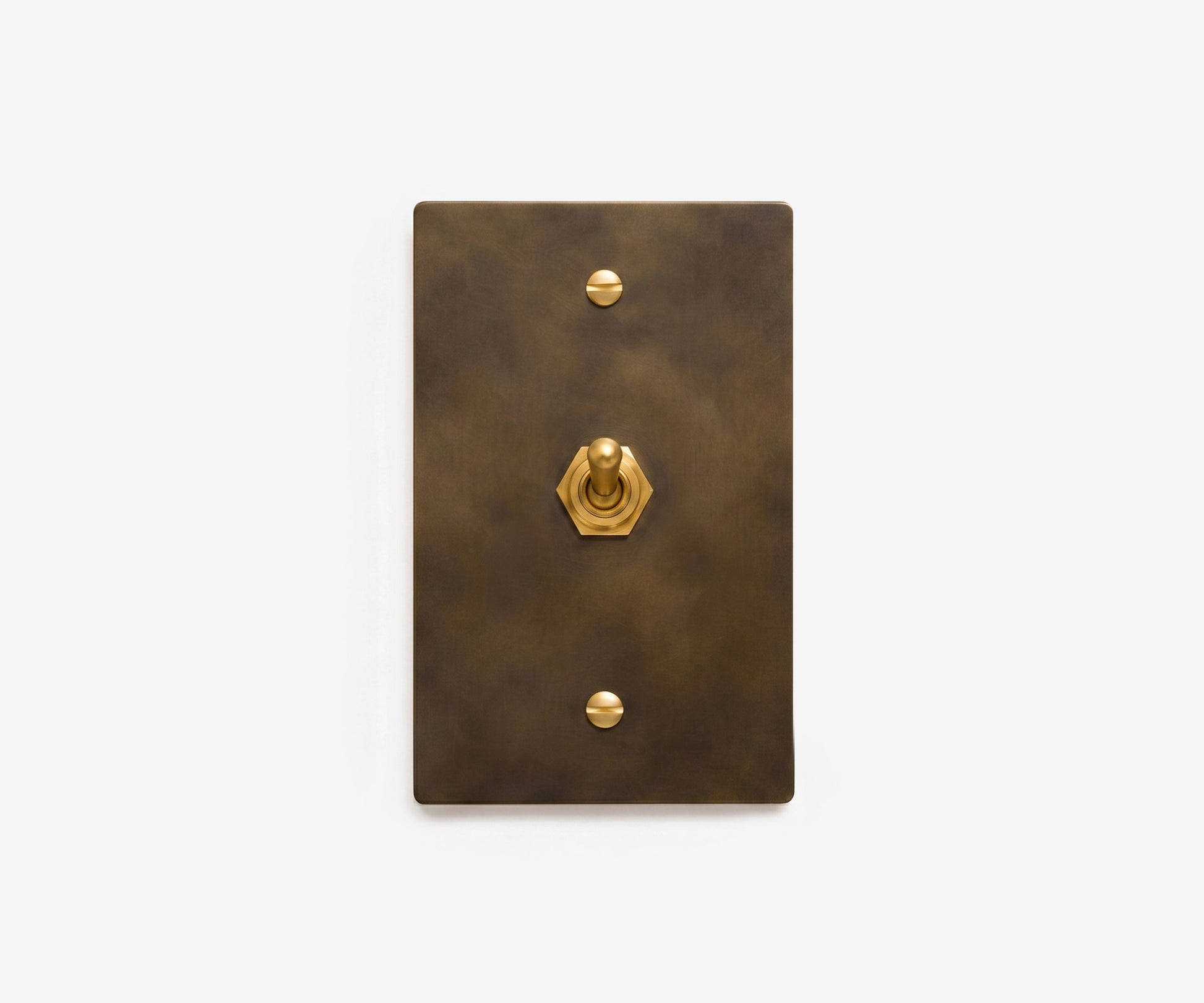 Solid Brass Switch Plate - 1 Gang