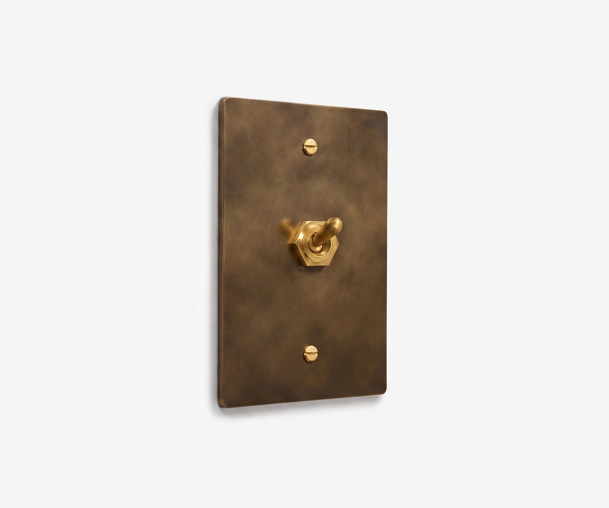 Solid Brass Switch Plate - 1 Gang