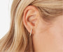 Pavé Elongated Hoop Earrings - The Essential 