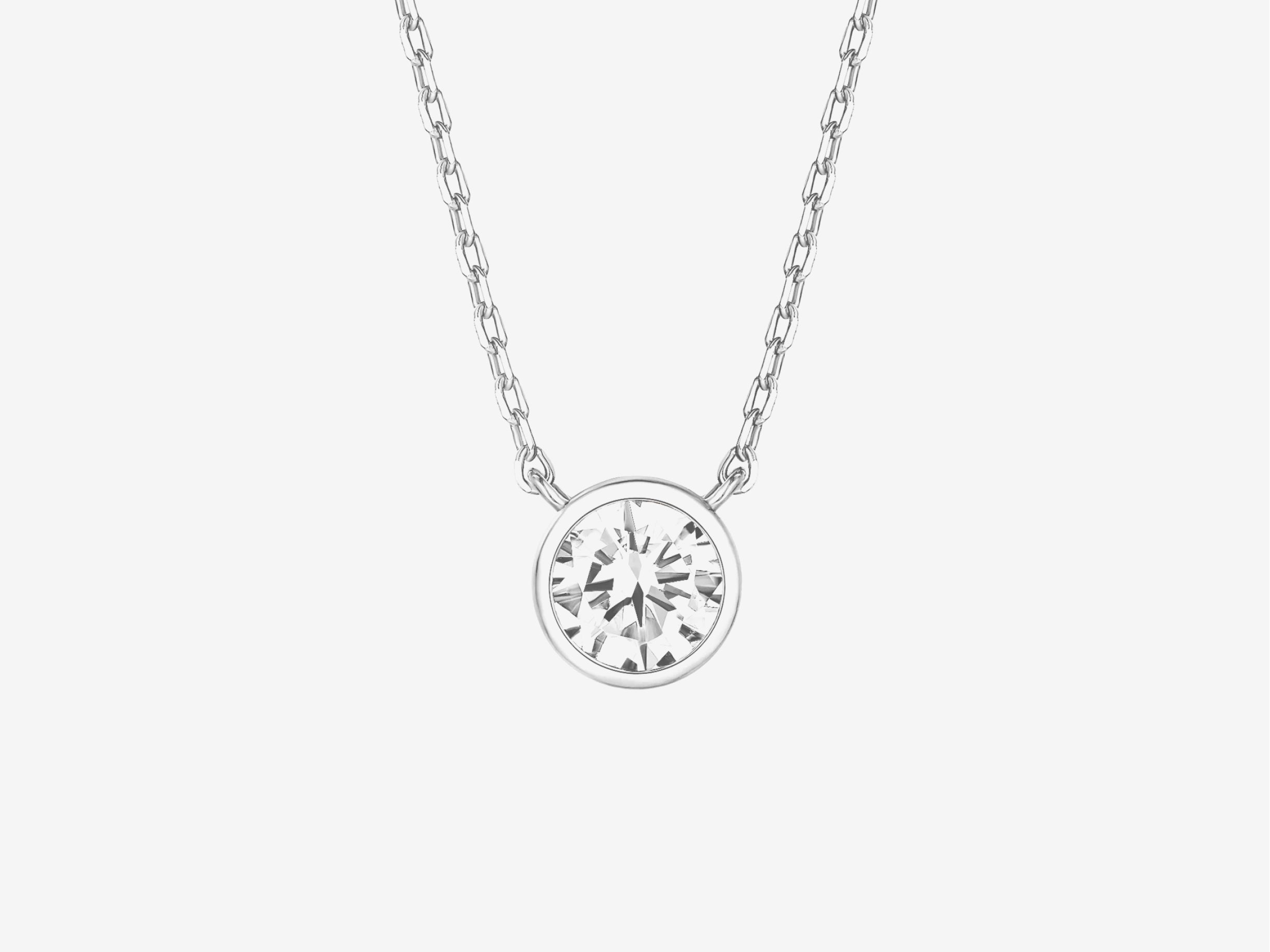 Bezel Pendant Necklace - The Essential 
