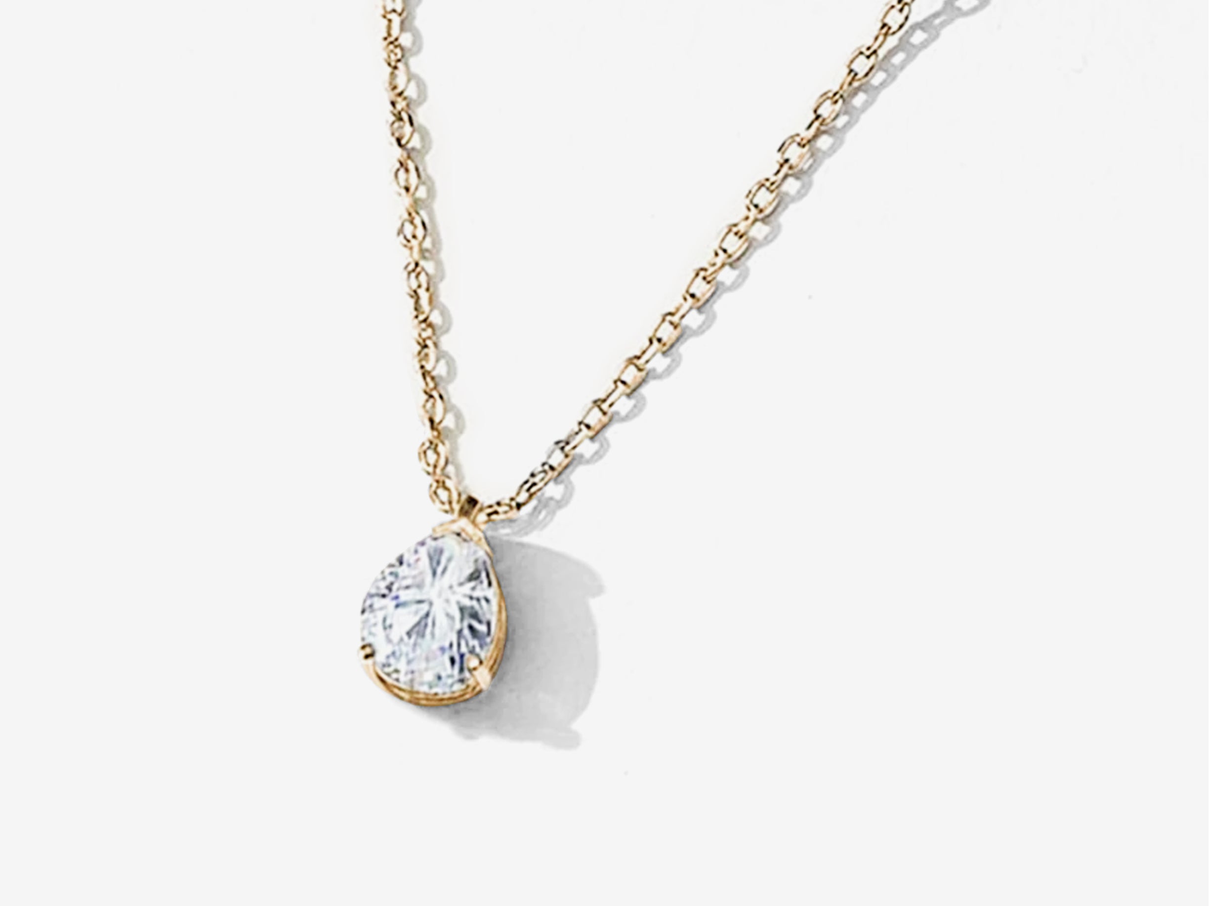 Pear Cut Pendant Necklace - The Essential 
