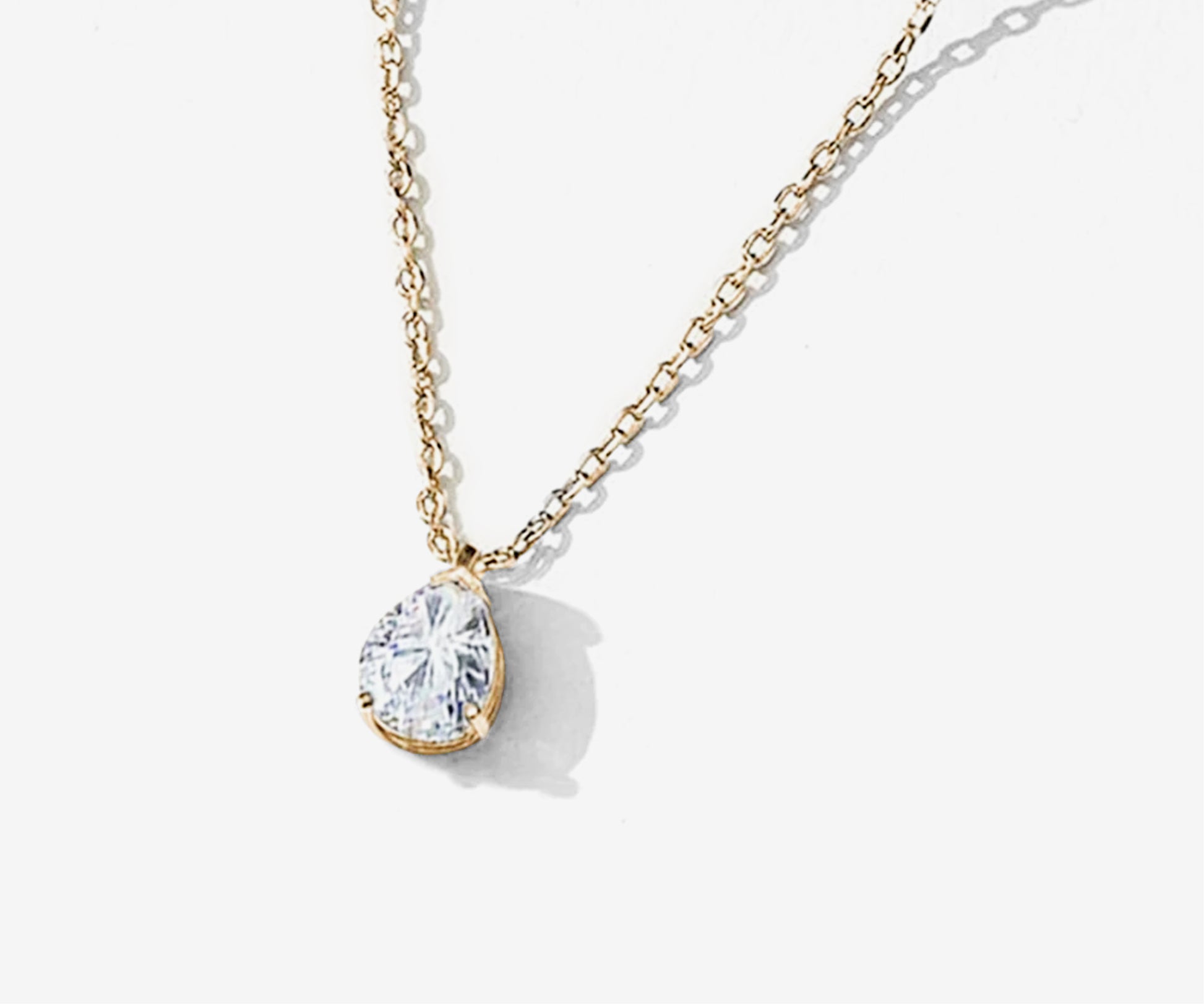 Pear Cut Pendant Necklace - The Essential 