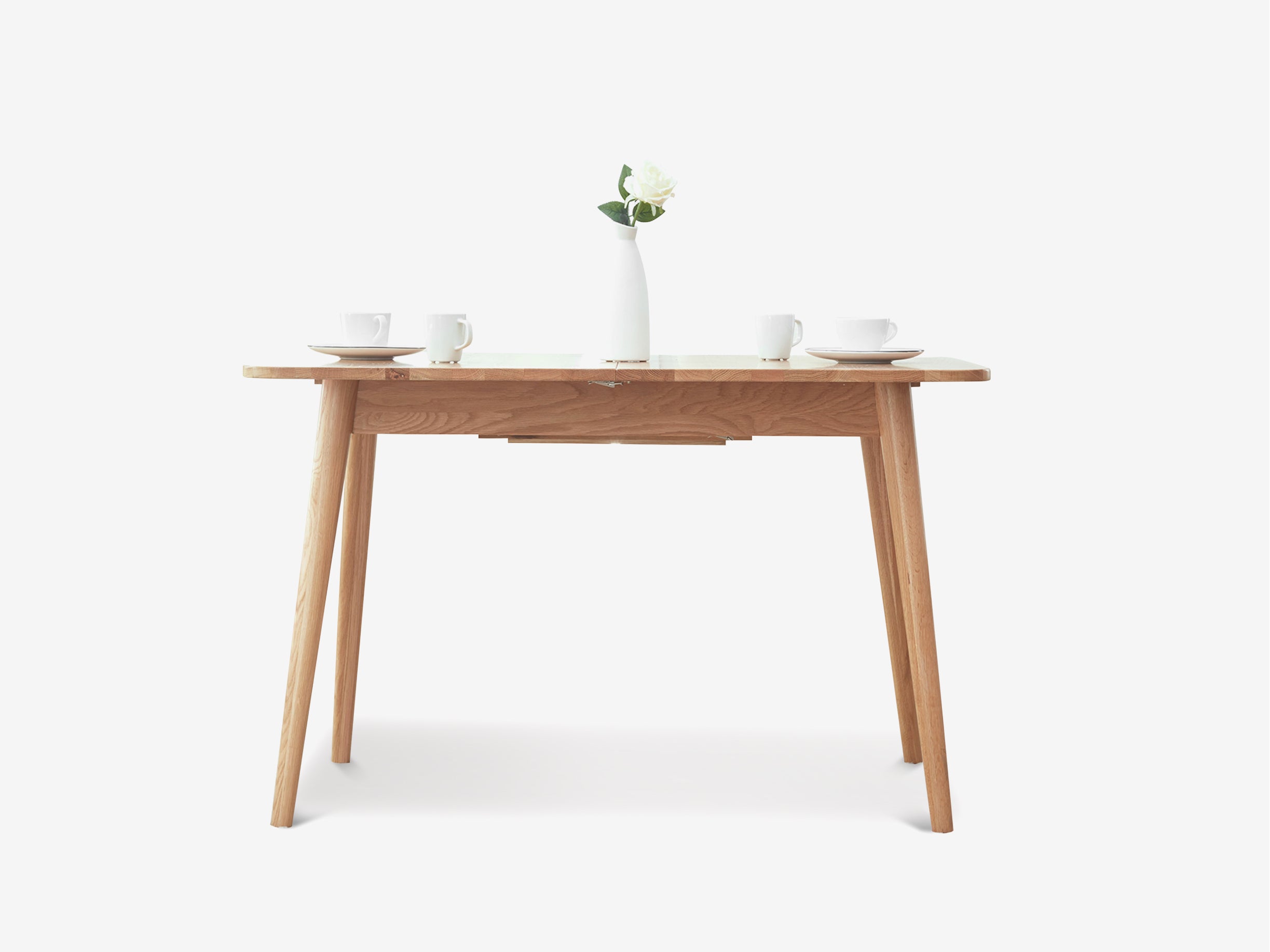 Expandable Oak Dining Table - The Essential 