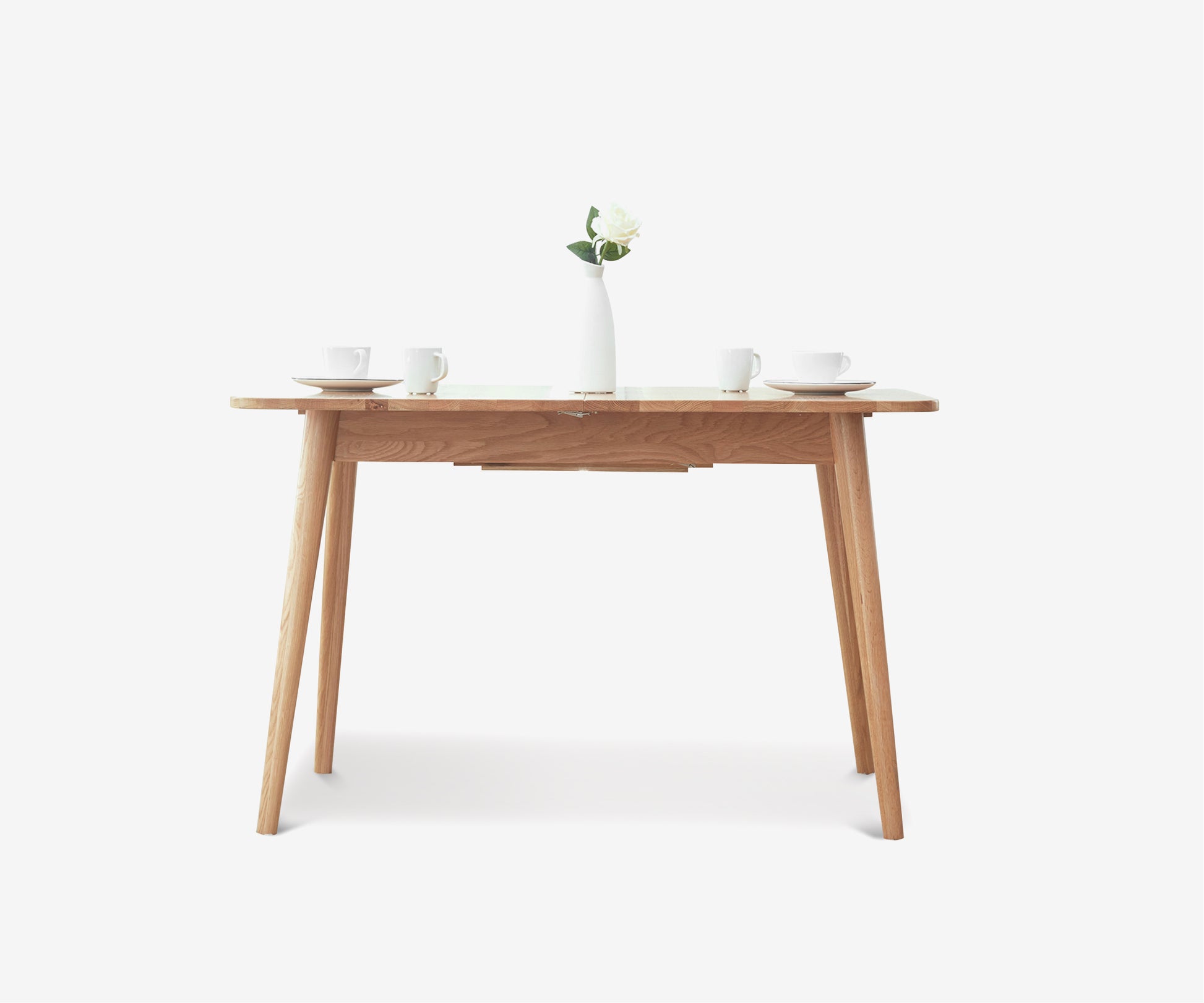 Expandable Oak Dining Table - The Essential 