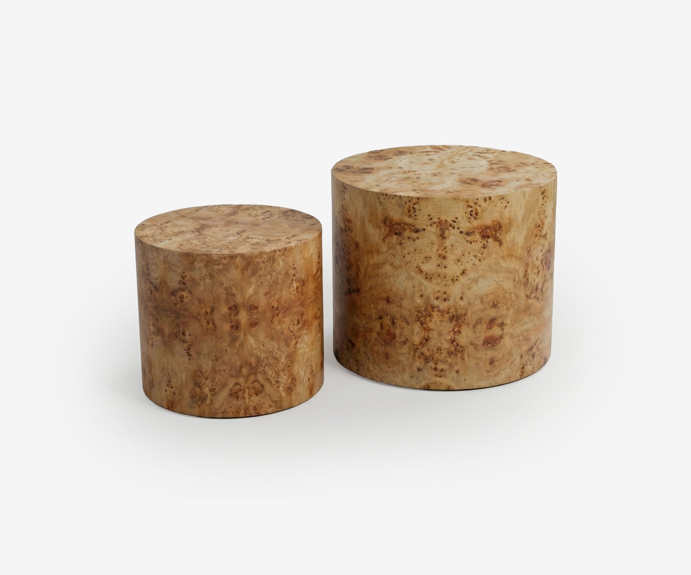 Burl Nesting Coffee Tables - The Essential 