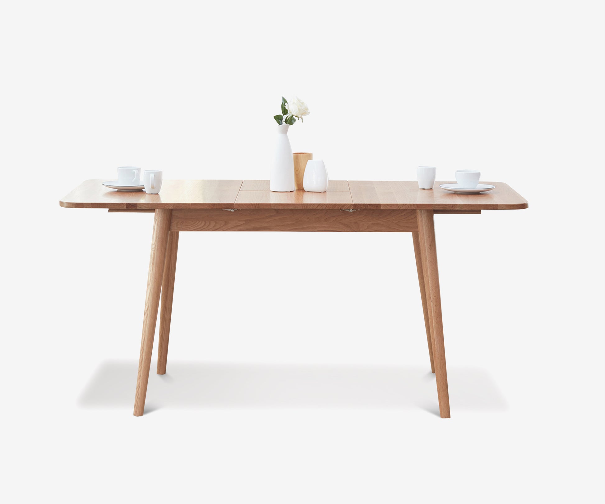 Expandable Oak Dining Table - The Essential 