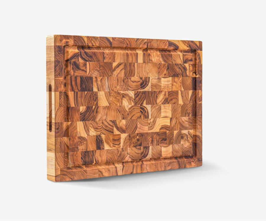 Teak End Grain Butcher Block