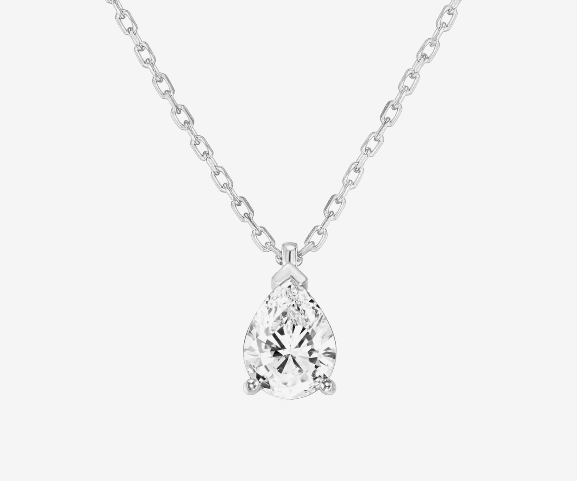 Pear Cut Pendant Necklace - The Essential 