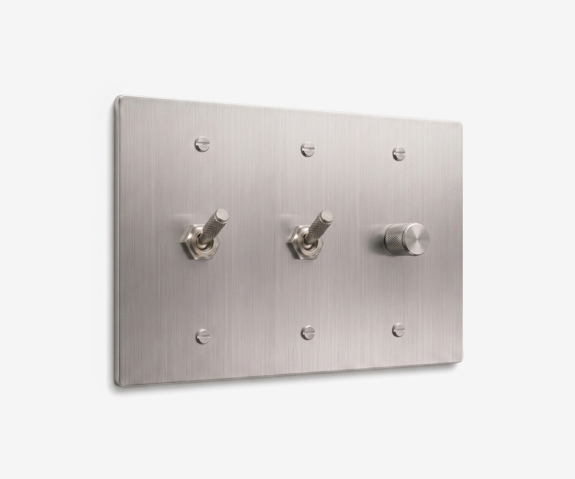 Stainless Steel Switch Plate - 3 Gang