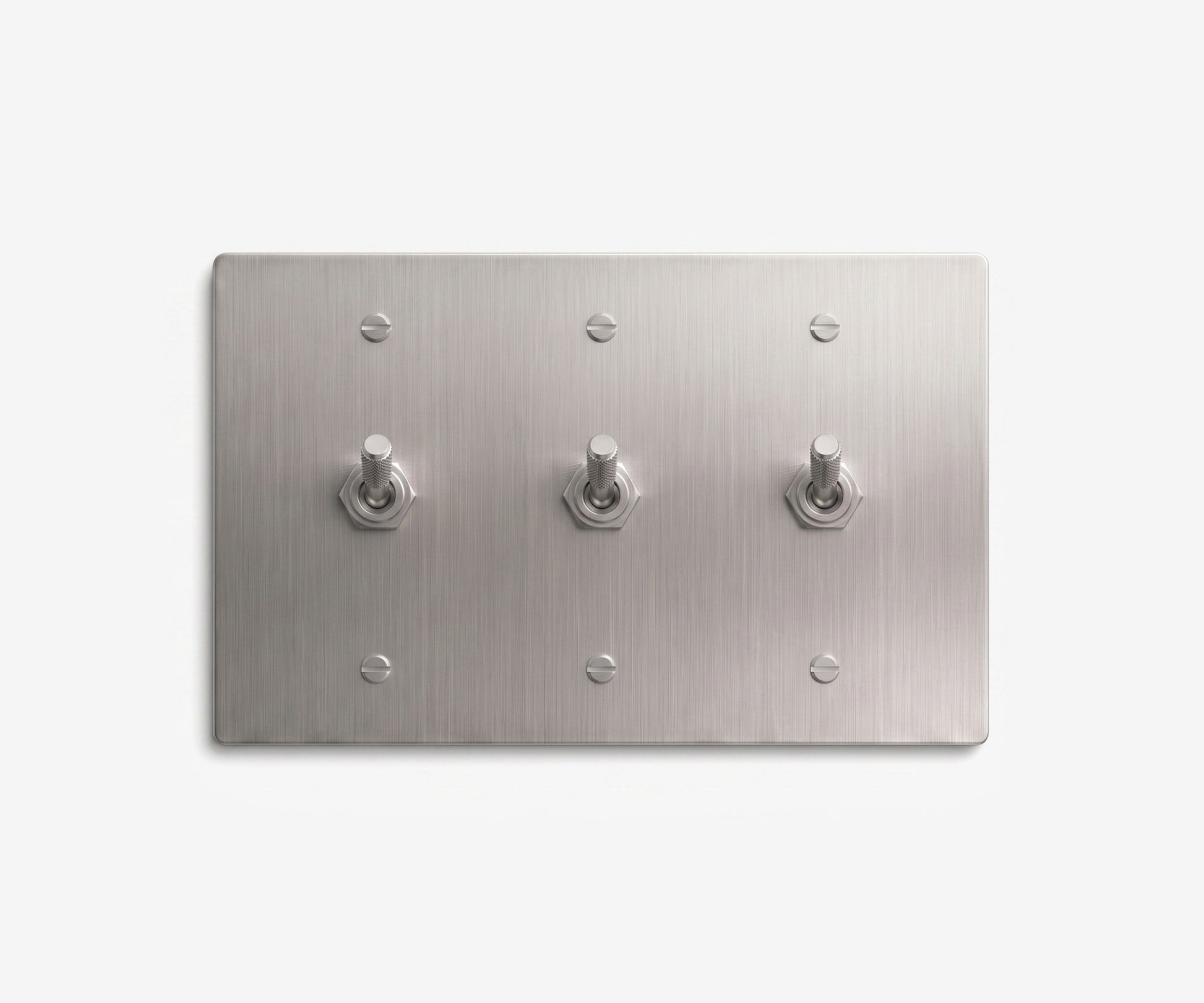 Stainless Steel Switch Plate - 3 Gang